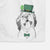 Sven the Double Merle Spaniel Aussie Mix Decorative Hand Towel