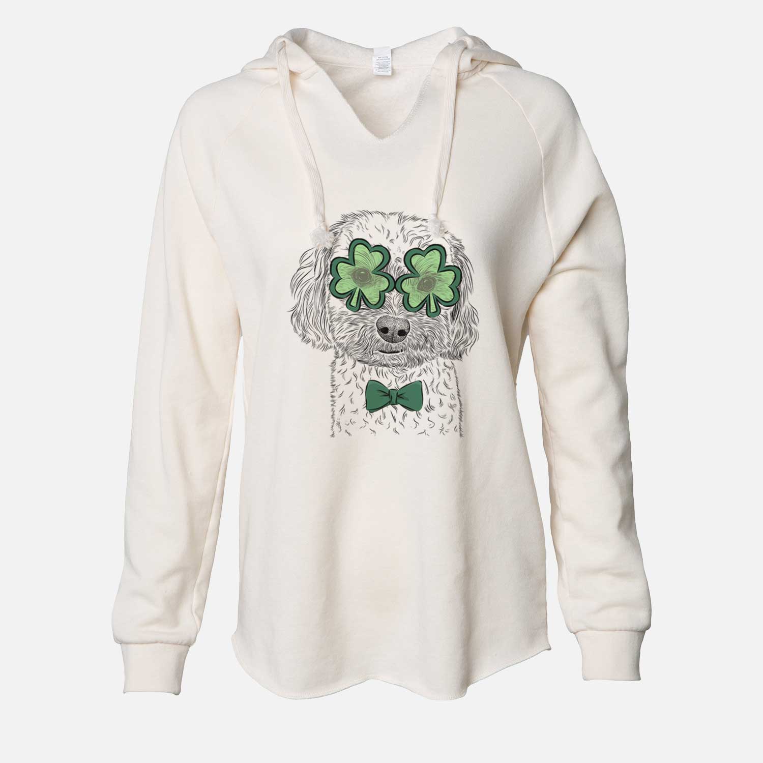 St. Patrick's Sweet George the Mixed Breed - Cali Wave Hooded Sweatshirt