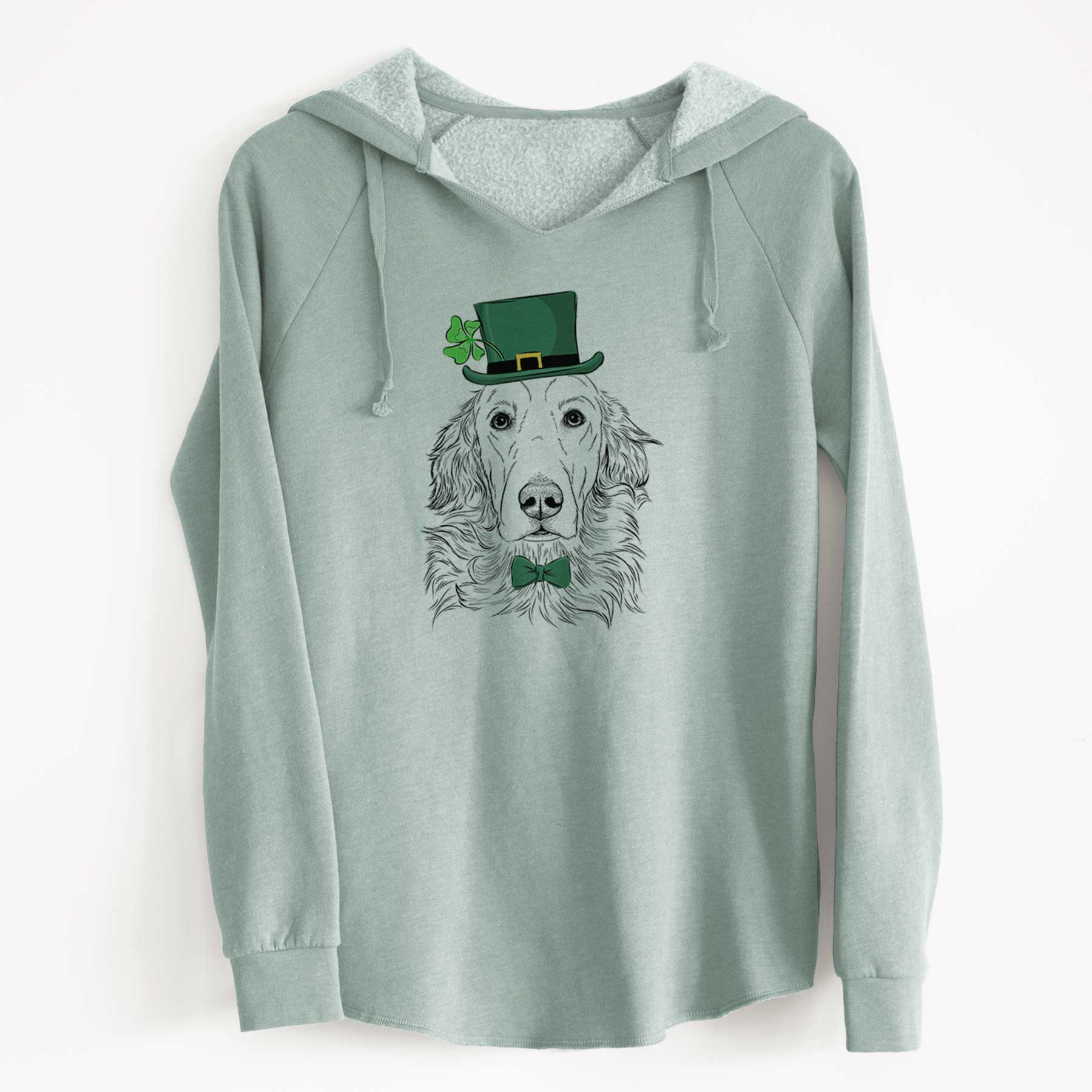 St. Patrick's Sydney the Golden Retriever - Cali Wave Hooded Sweatshirt