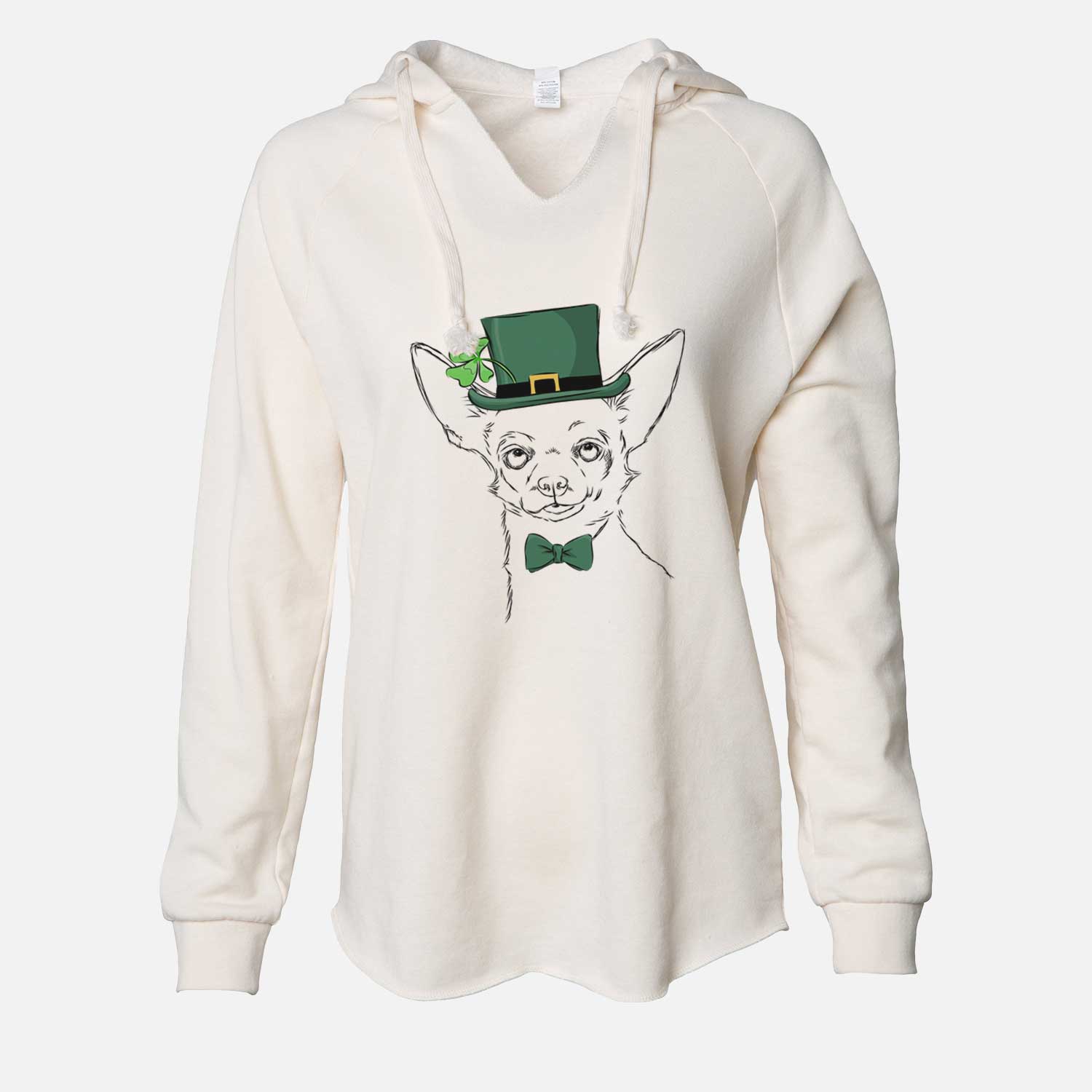 St. Patrick's Tabitha the Chihuahua - Cali Wave Hooded Sweatshirt