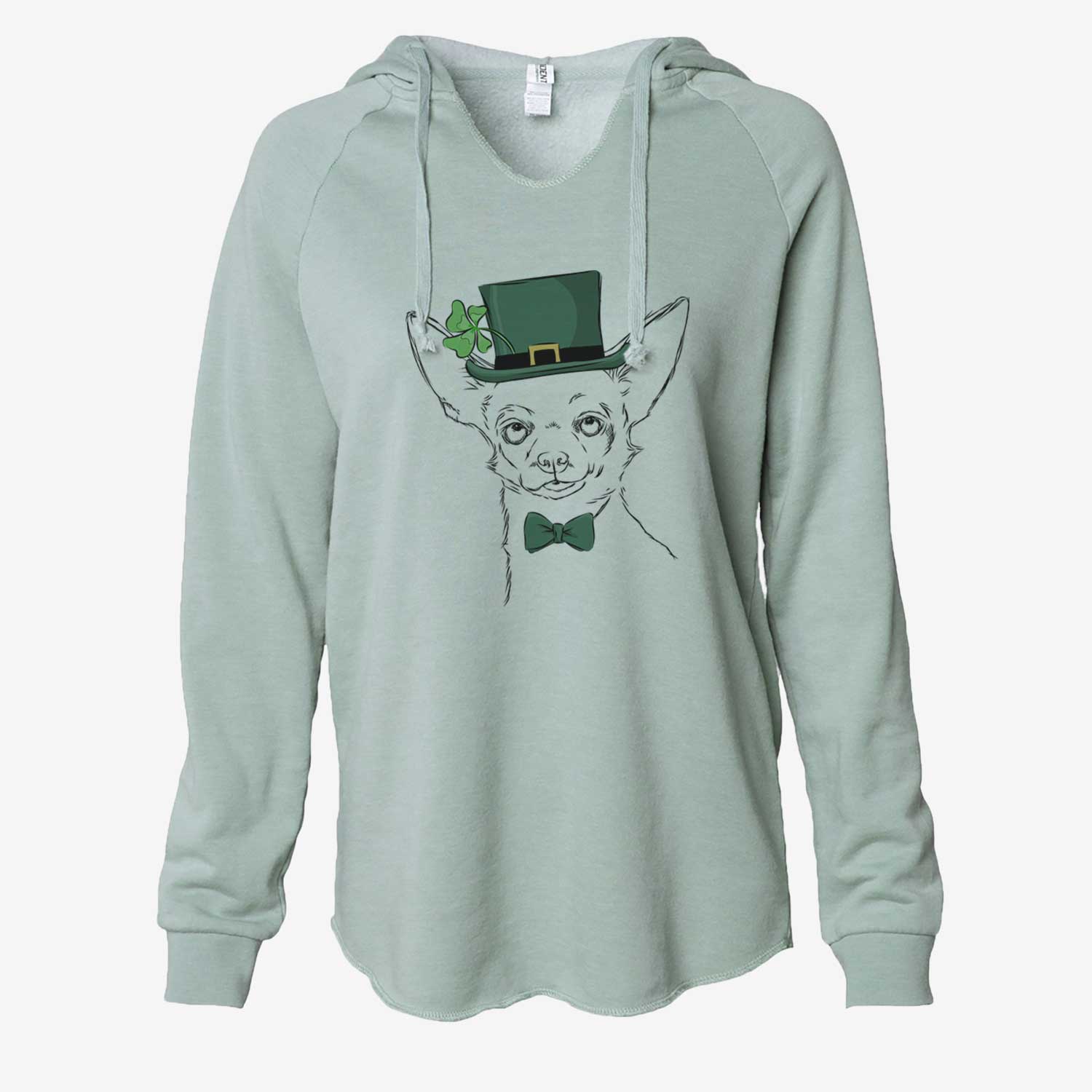 St. Patrick's Tabitha the Chihuahua - Cali Wave Hooded Sweatshirt