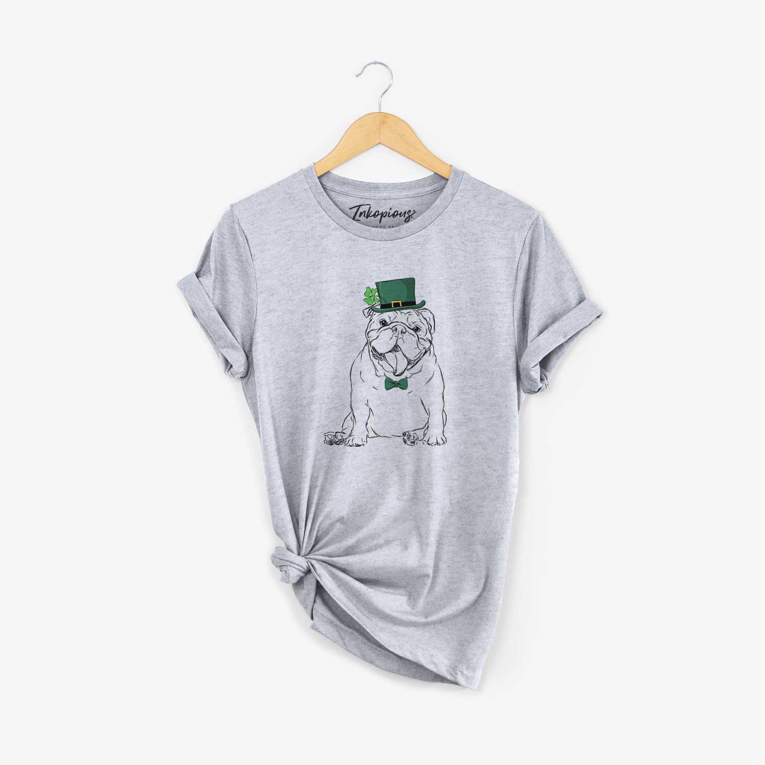 St. Patrick's Tank the English Bulldog - Unisex Crewneck