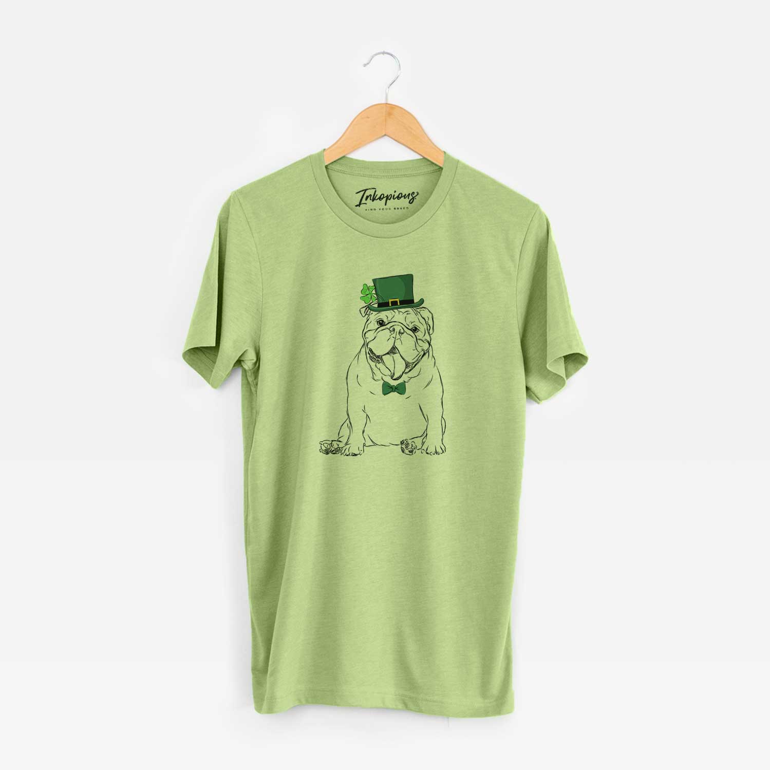 St. Patrick's Tank the English Bulldog - Unisex Crewneck