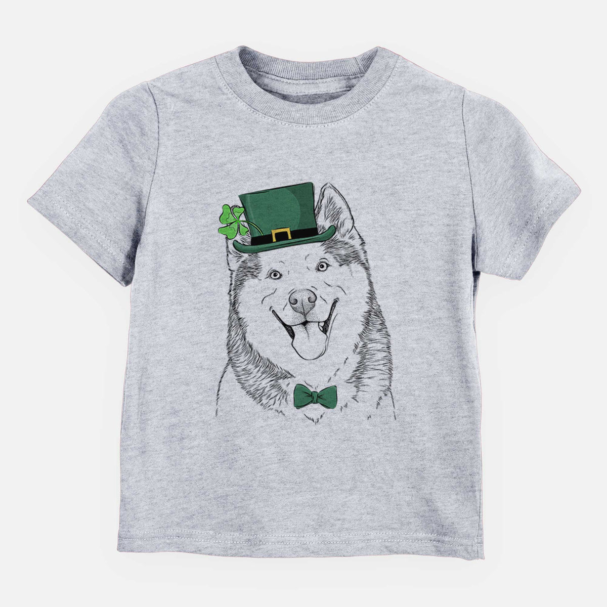 St. Patricks Teak the Siberian Husky - Kids/Youth/Toddler Shirt