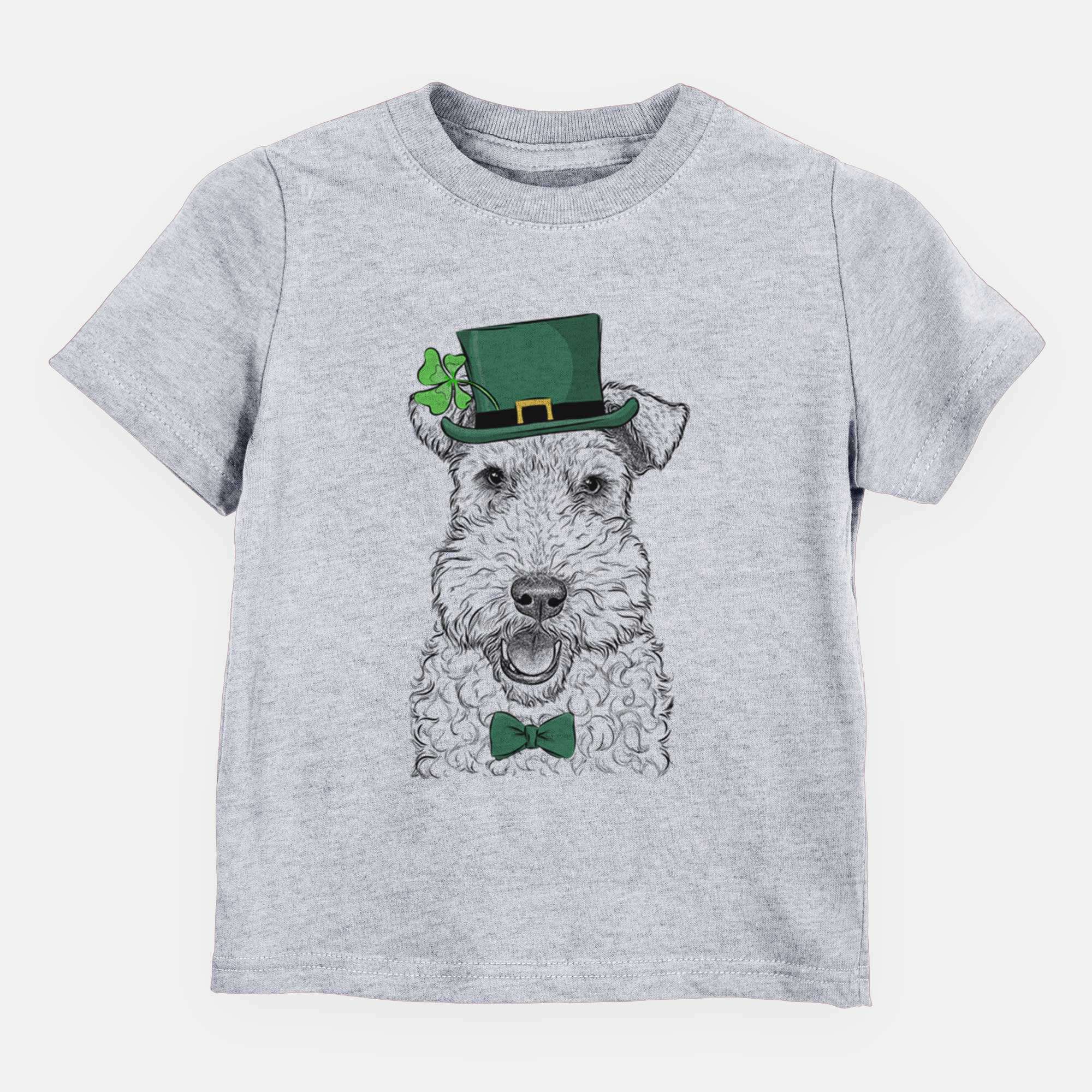 St. Patricks Ted the Wire Fox Terrier - Kids/Youth/Toddler Shirt