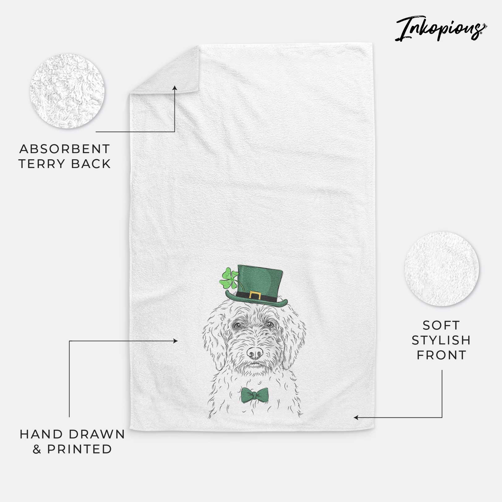 Teddy the Labradoodle Decorative Hand Towel