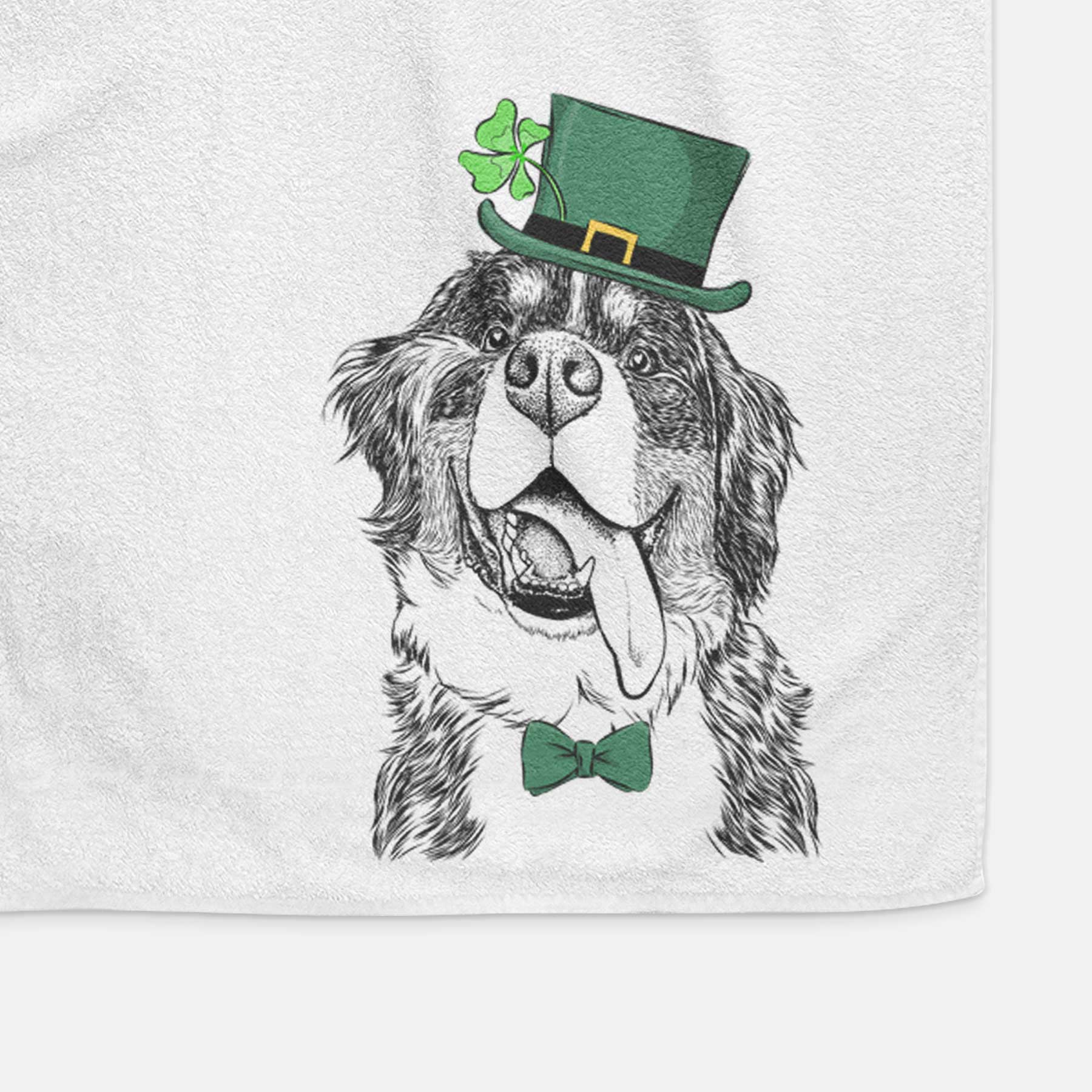 Theo the Bernese Mountain Dog Decorative Hand Towel