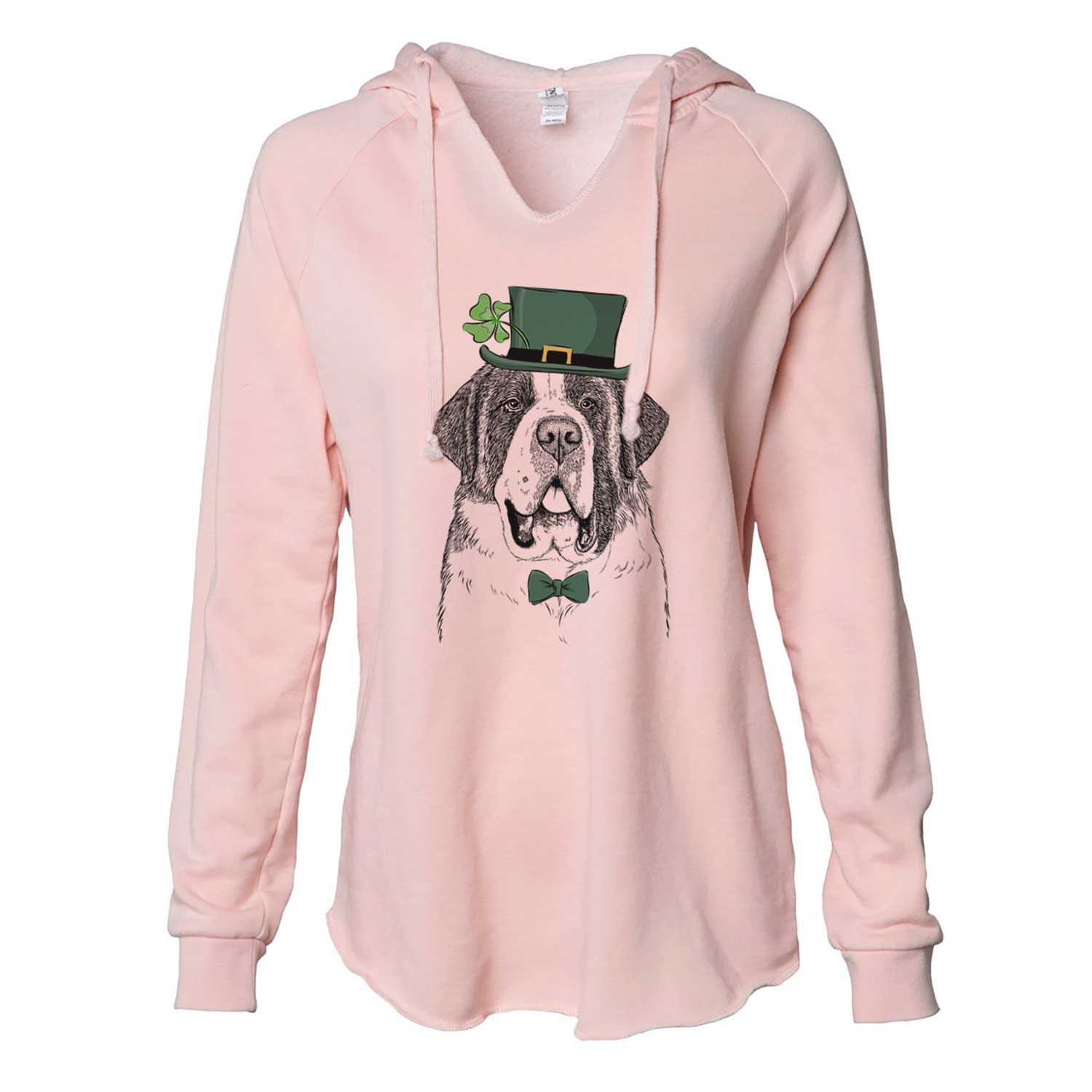 St. Patrick's Thor the Saint Bernard - Cali Wave Hooded Sweatshirt