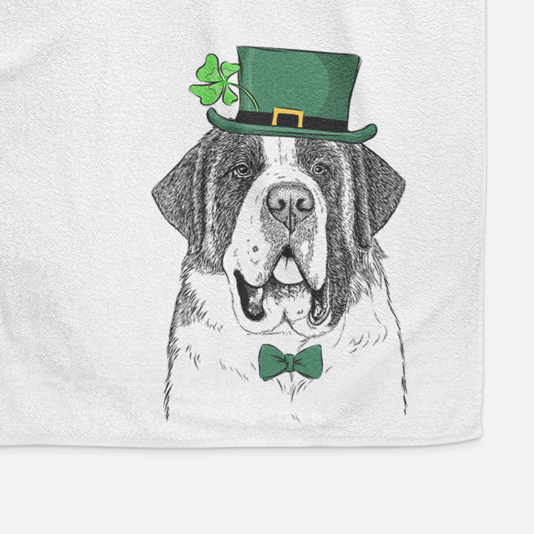 Thor the Saint Bernard Decorative Hand Towel