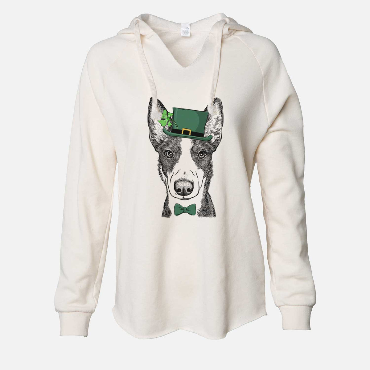 St. Patrick's Tigm the Bippet - Cali Wave Hooded Sweatshirt