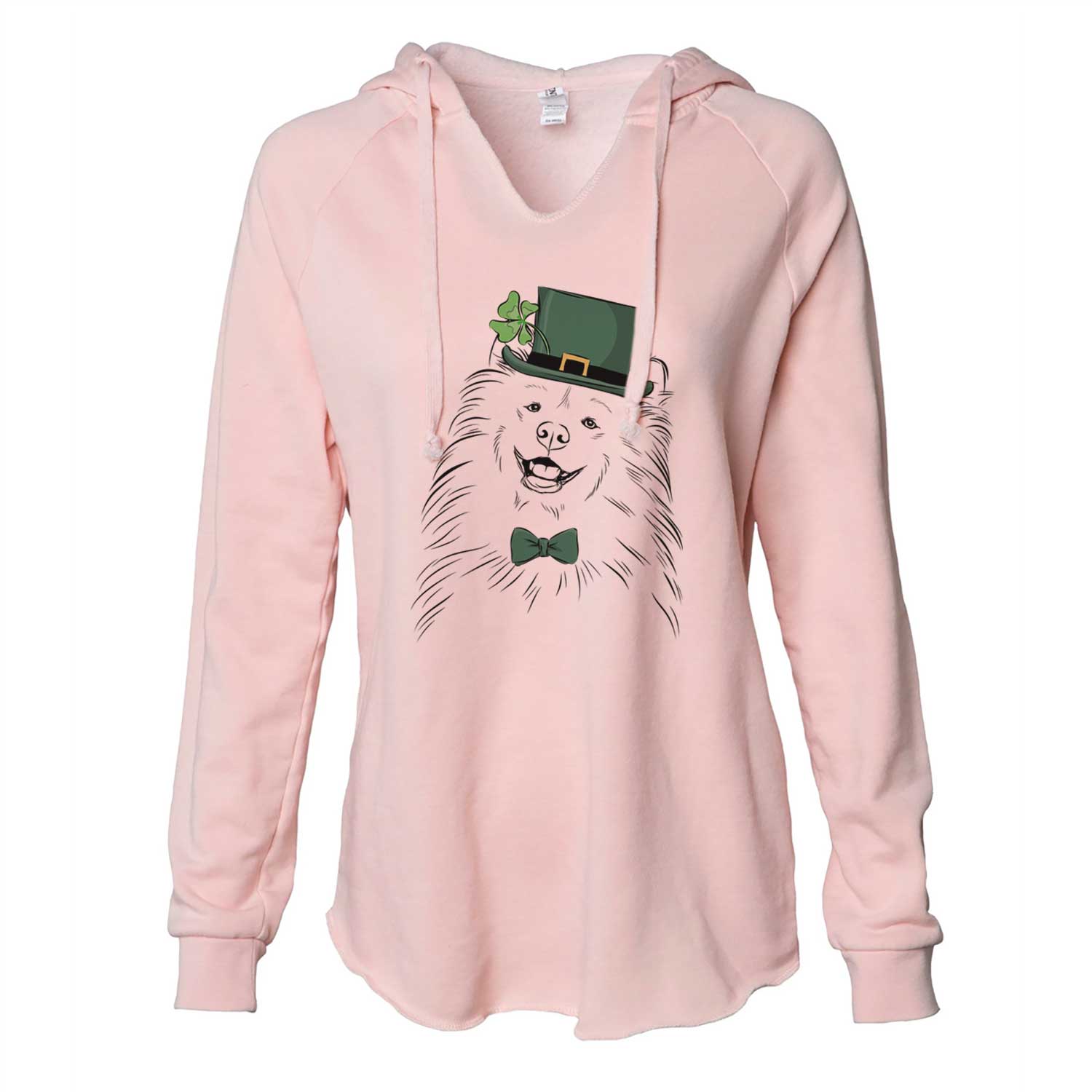 St. Patrick's Tillie the Samoyed - Cali Wave Hooded Sweatshirt