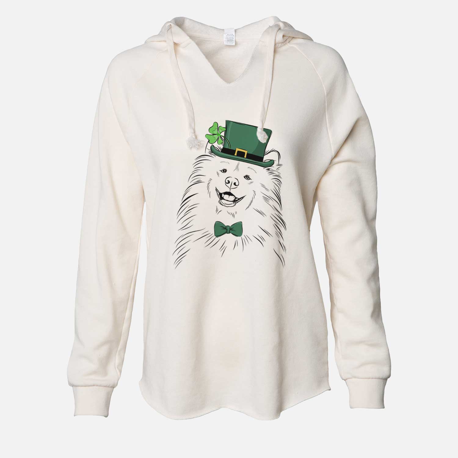 St. Patrick's Tillie the Samoyed - Cali Wave Hooded Sweatshirt