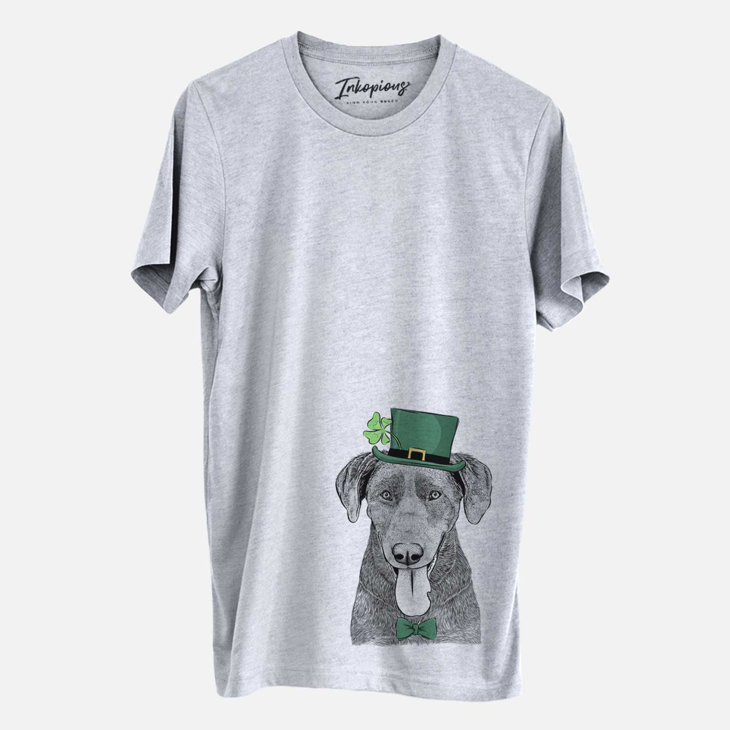 St. Patrick's Tobes the Chocolate Lab - Unisex Crewneck