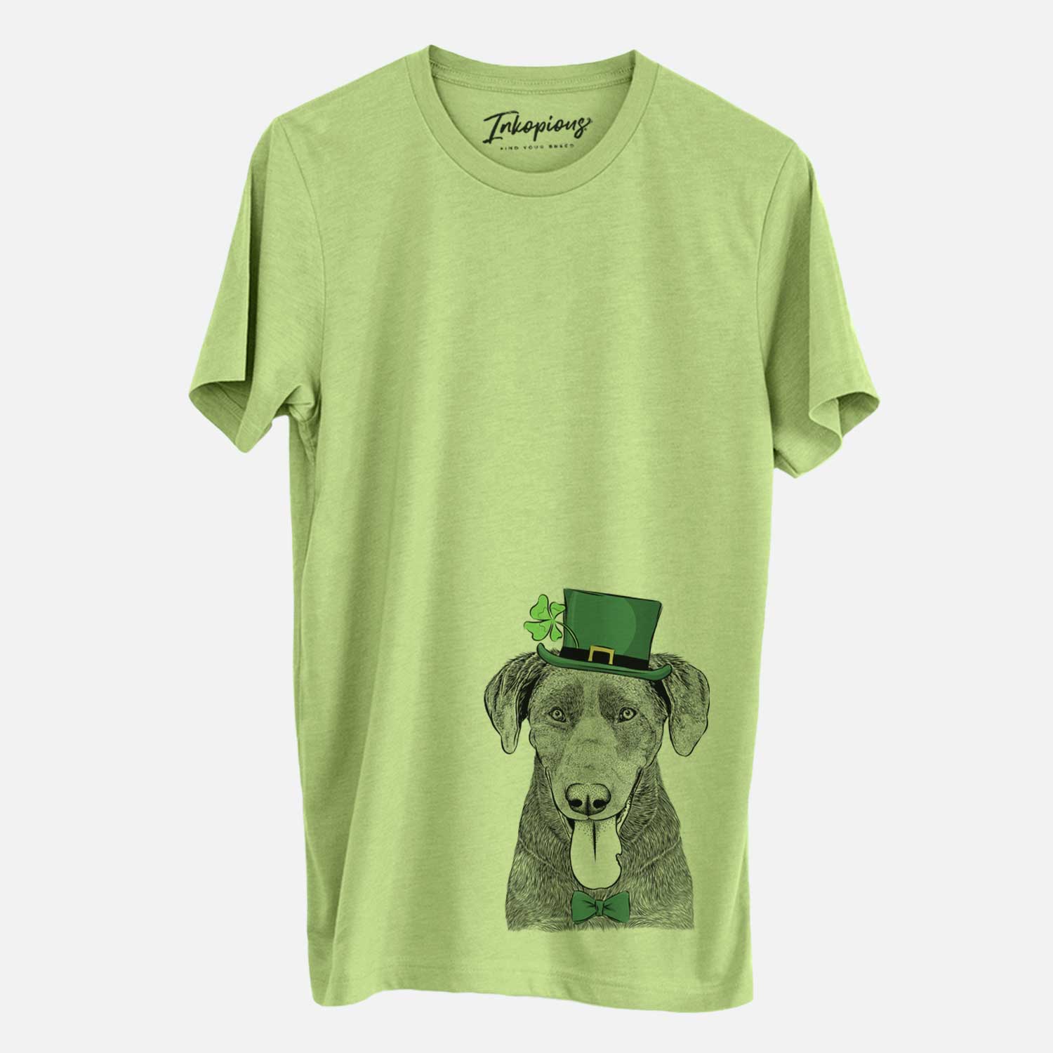 St. Patrick's Tobes the Chocolate Lab - Unisex Crewneck