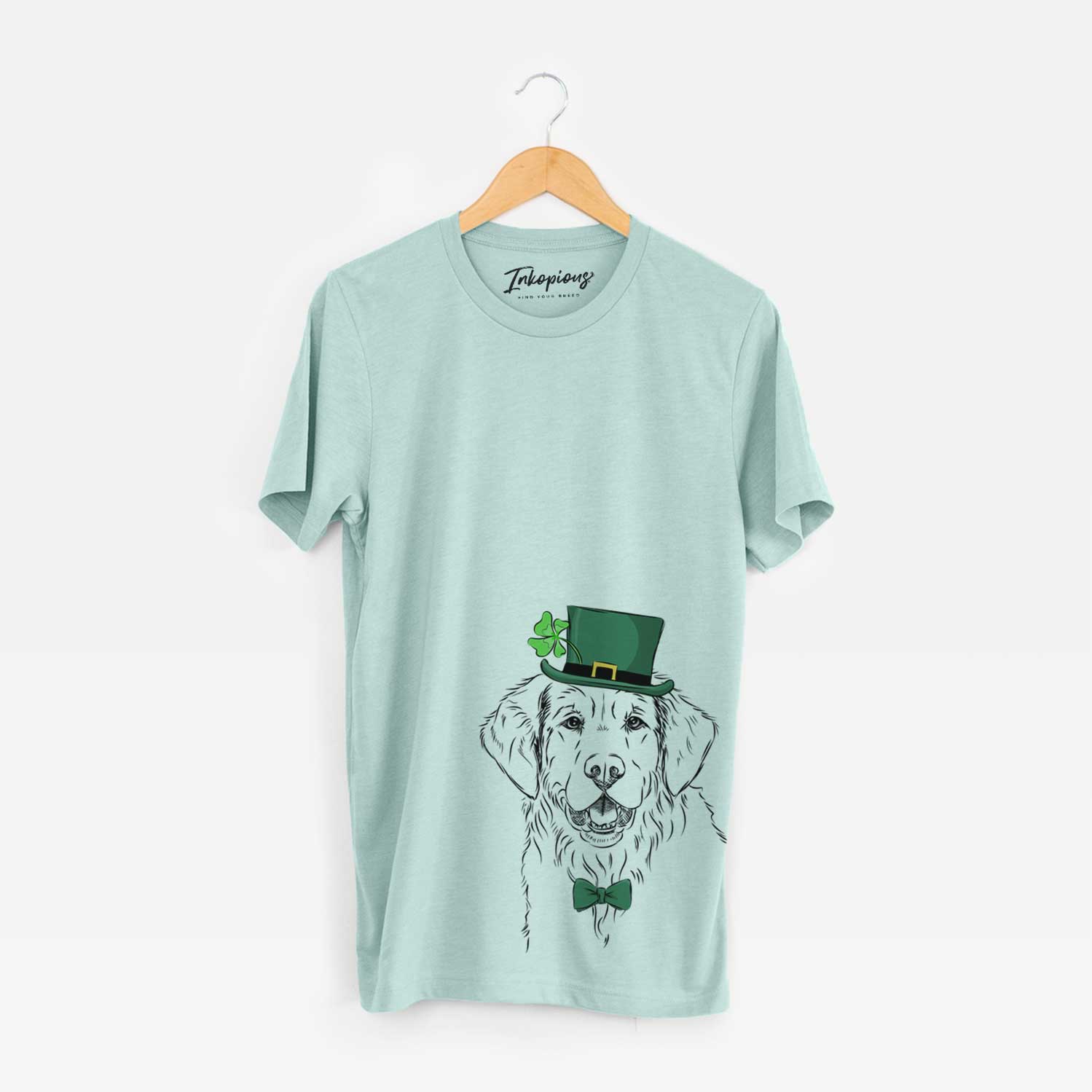 St. Patrick's Toby the Golden Retriever - Unisex Crewneck