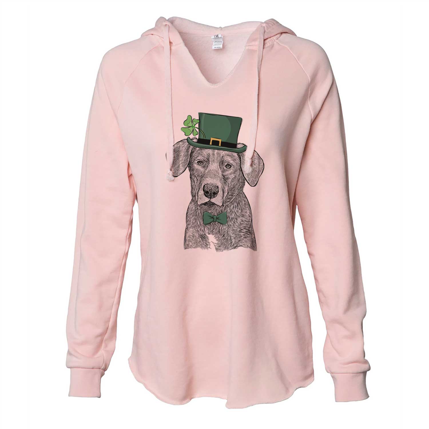 St. Patrick's Tom the Lab Dane Mix - Cali Wave Hooded Sweatshirt