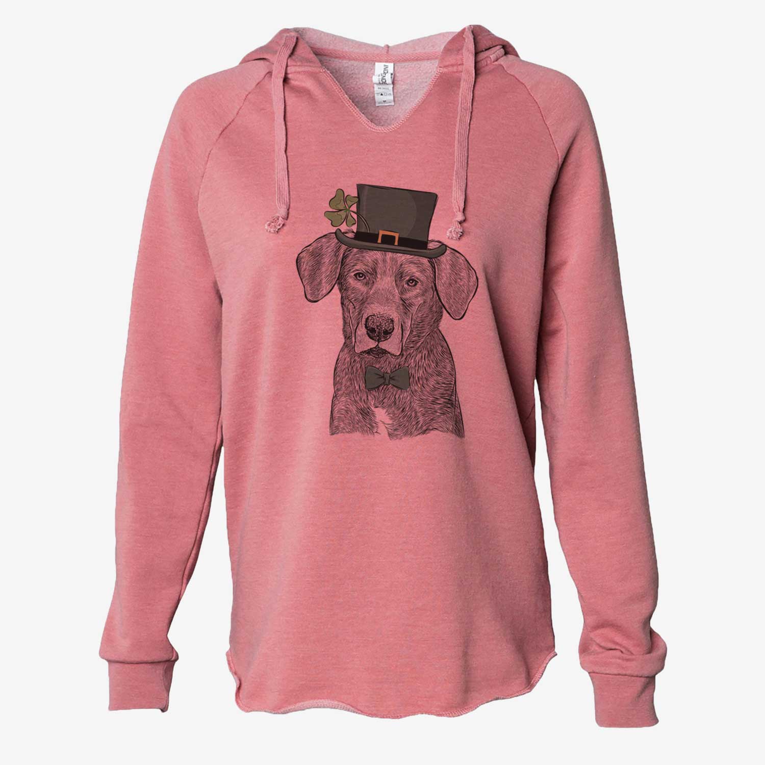 St. Patrick's Tom the Lab Dane Mix - Cali Wave Hooded Sweatshirt