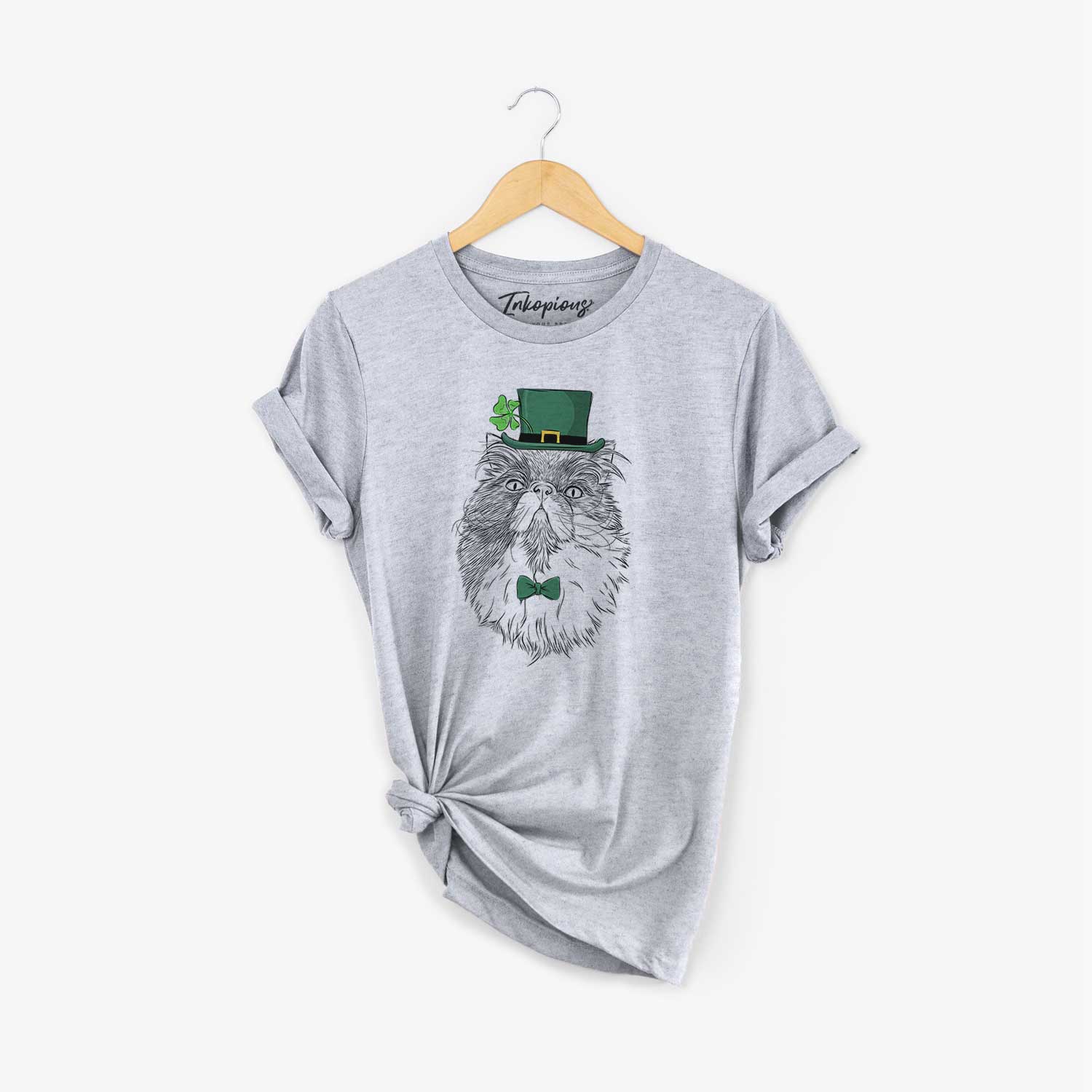 St. Patrick's Tookie the Perisan Cat - Unisex Crewneck