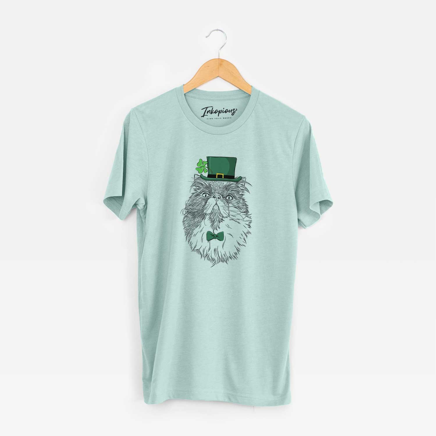 St. Patrick's Tookie the Perisan Cat - Unisex Crewneck