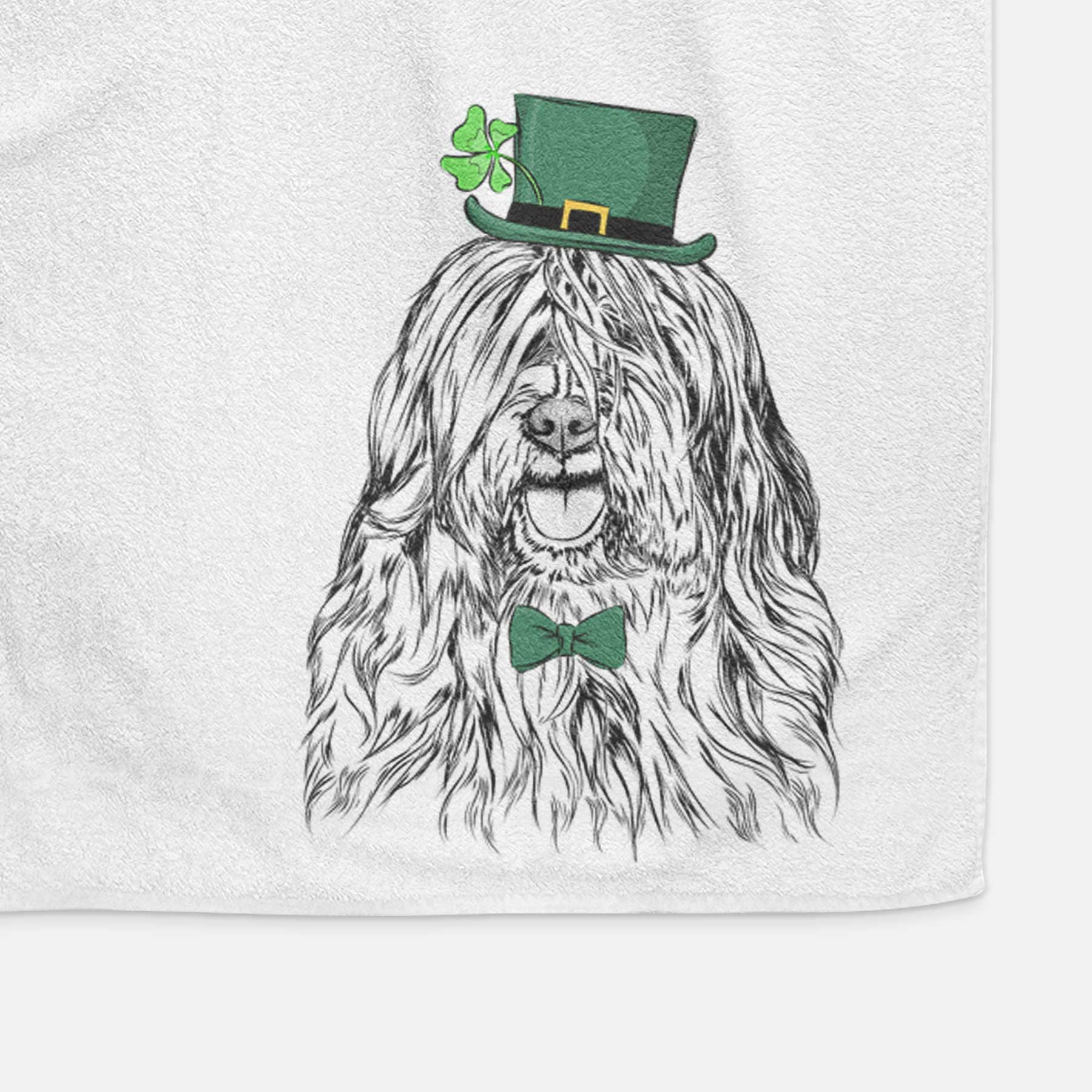 Trinket the Tibetan Terrier Decorative Hand Towel