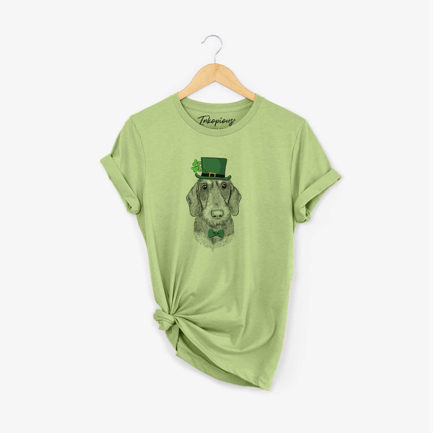 St. Patrick's Truman the Wirehaired Dachshund - Unisex Crewneck