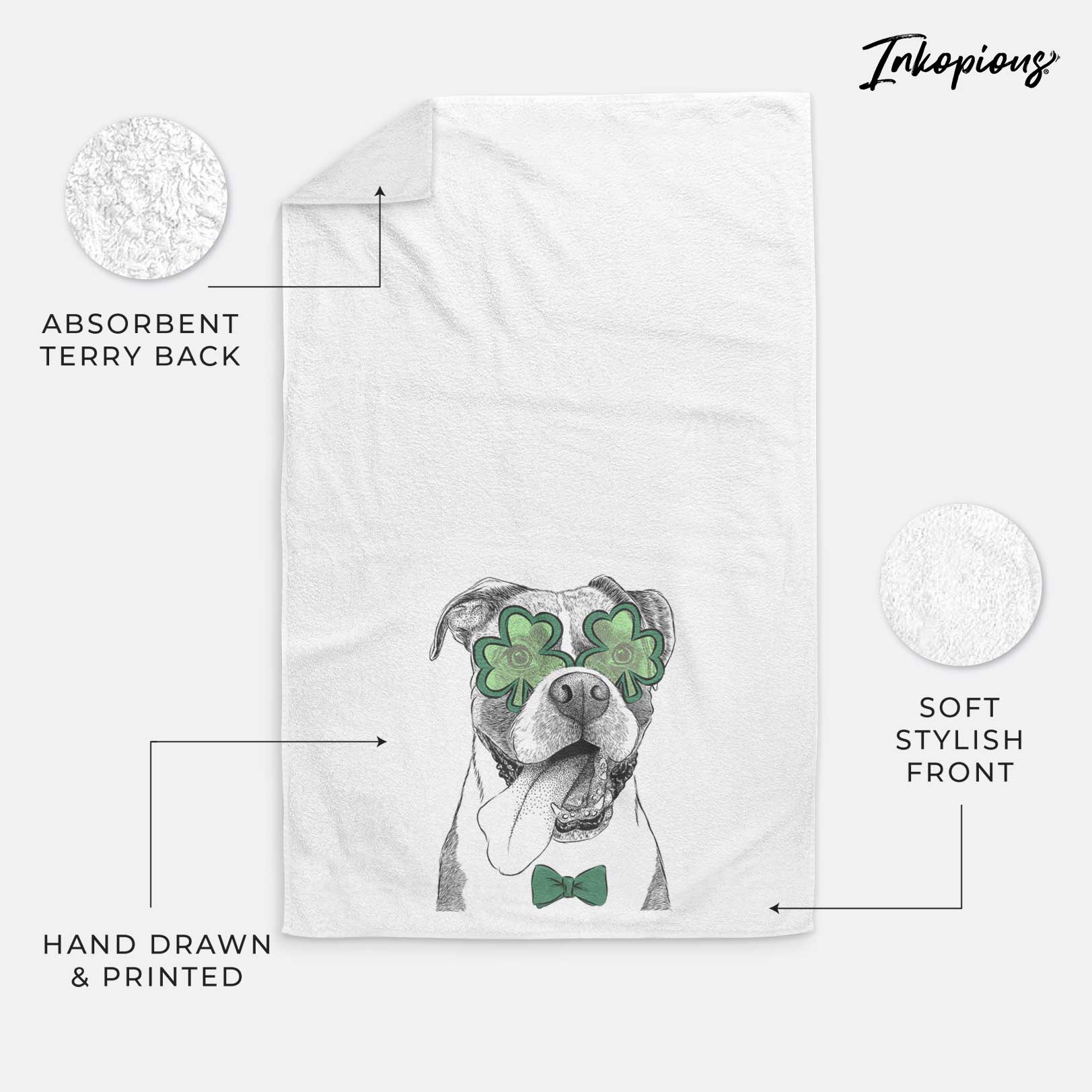 Tuckeroo the Boxer Decorative Hand Towel