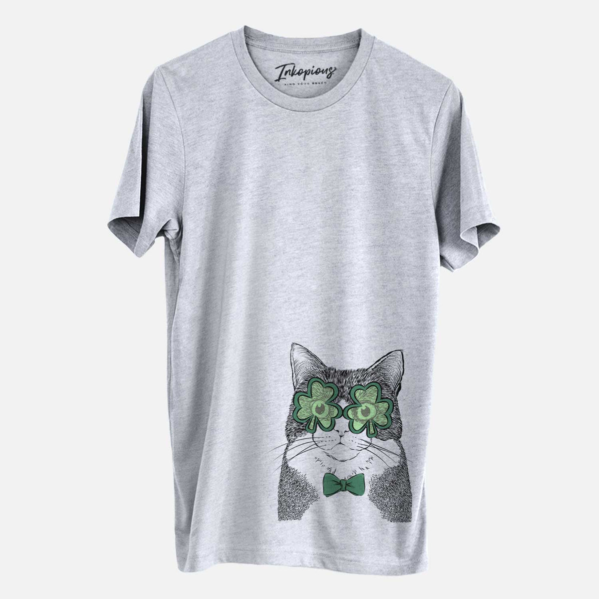 St. Patrick's Tux the Tuxedo Cat - Unisex Crewneck