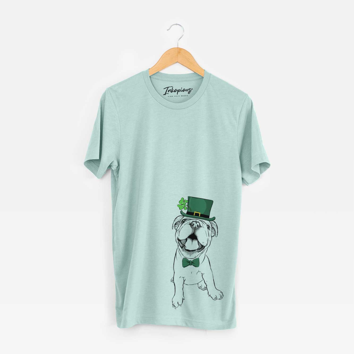 St. Patrick's Tyke the English Bulldog - Unisex Crewneck