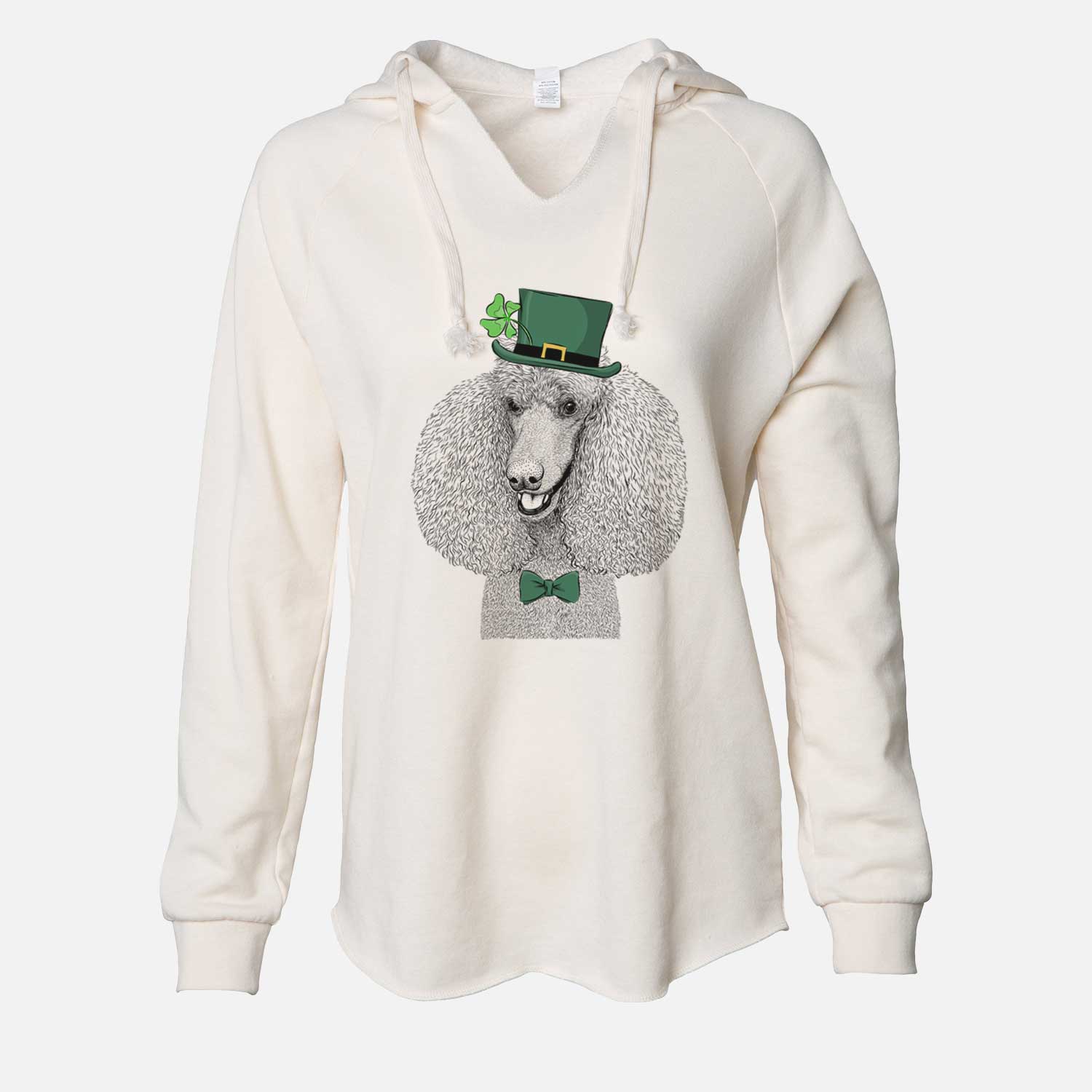 St. Patrick's Uncle Tucker the Poodle - Cali Wave Hooded Sweatshirt