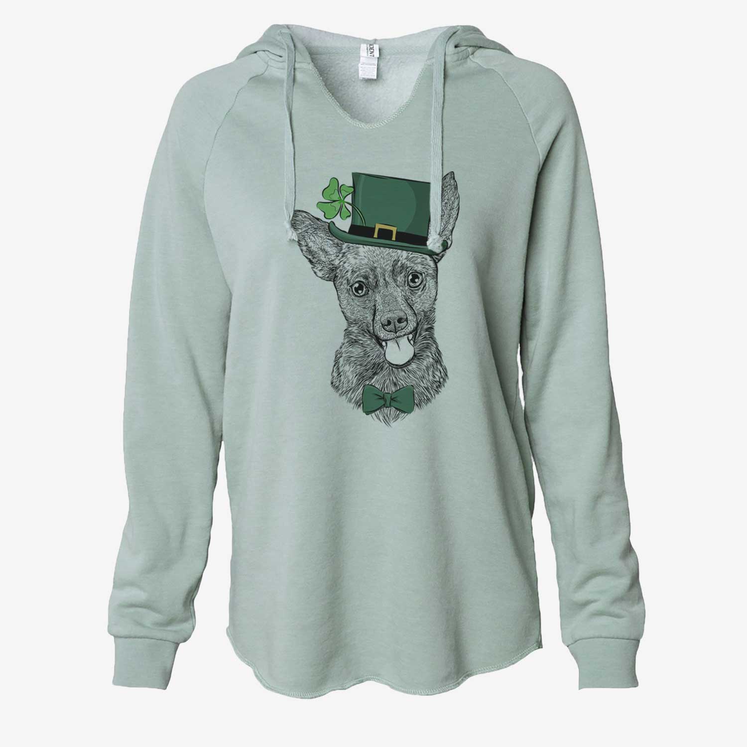 St. Patrick's Ursa the Mixed Breed - Cali Wave Hooded Sweatshirt