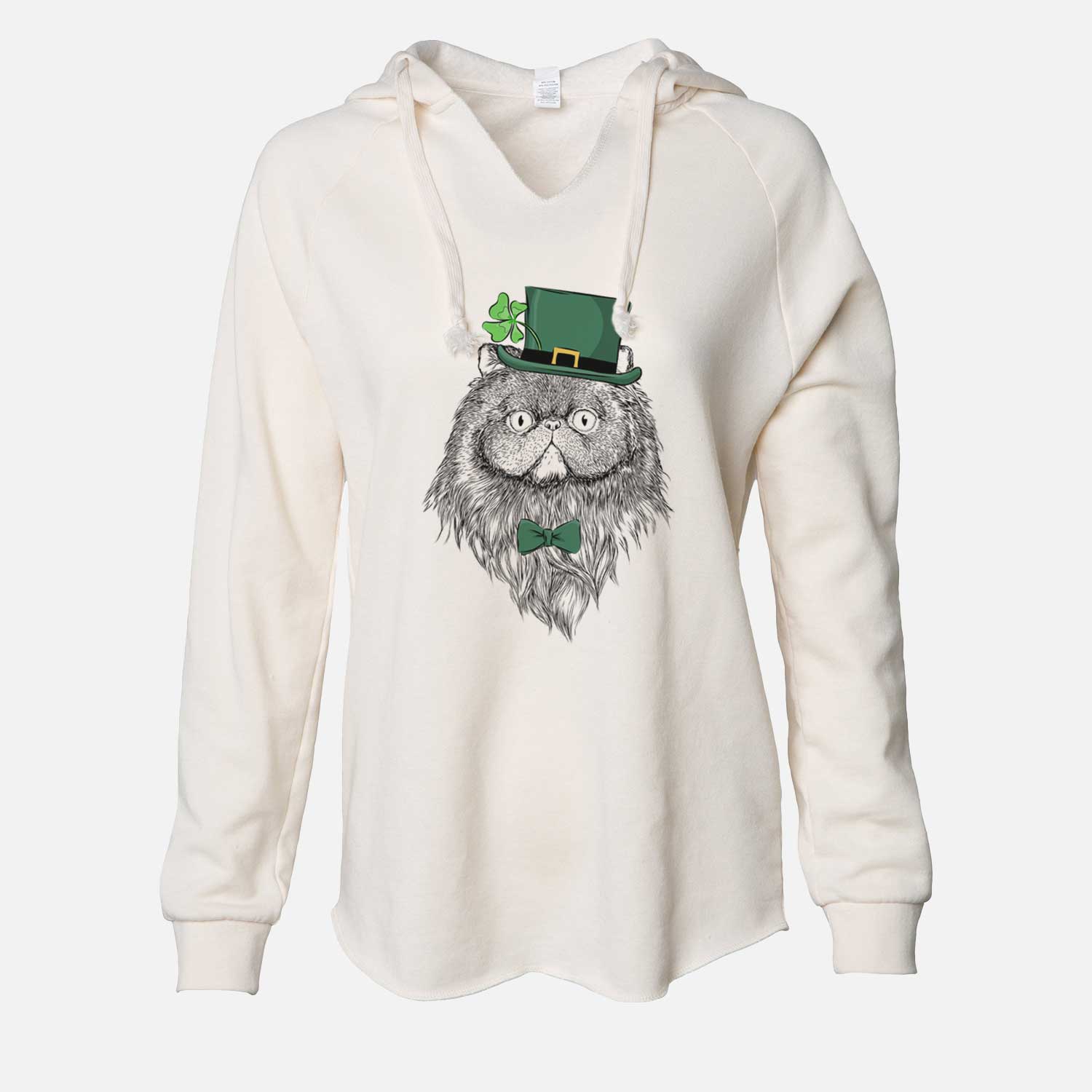 St. Patrick's Vader the Persian Cat - Cali Wave Hooded Sweatshirt