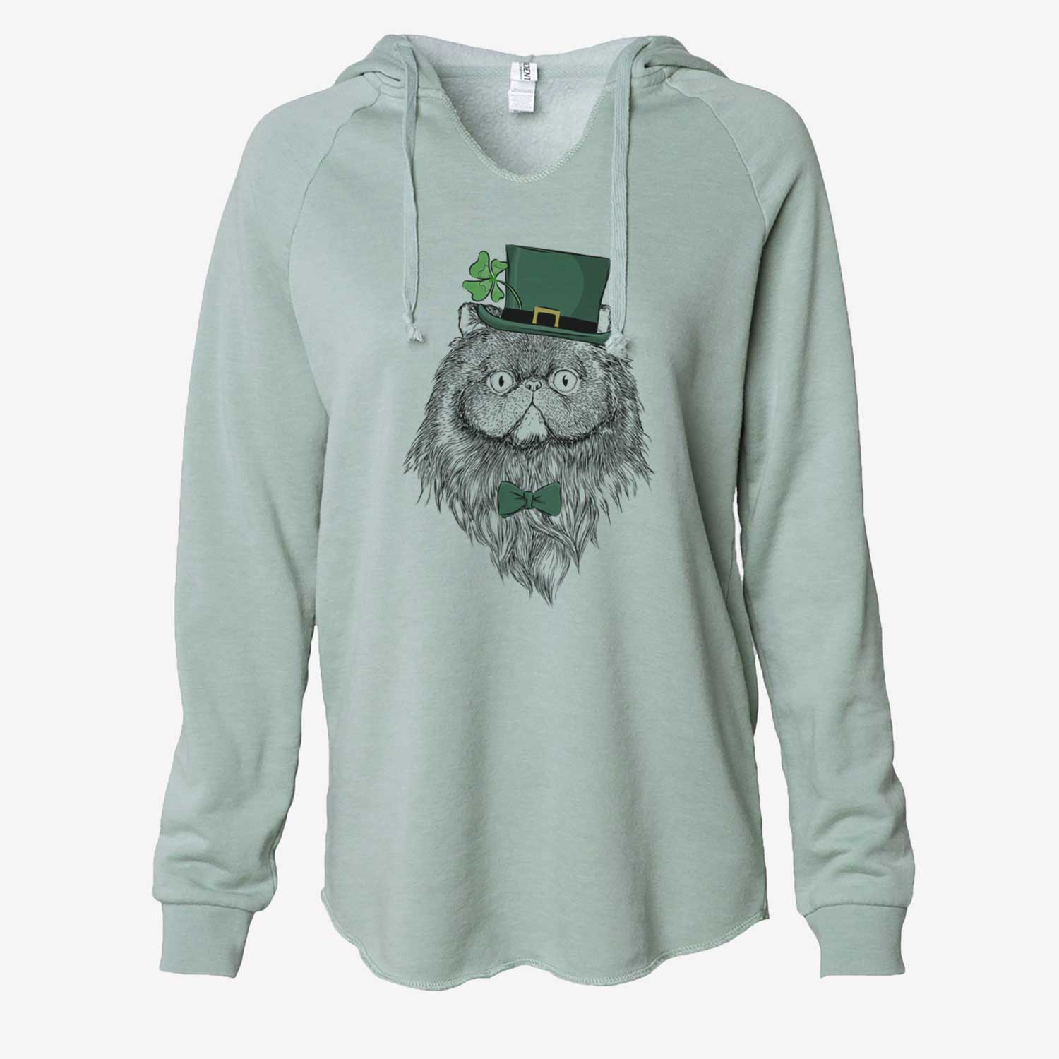 St. Patrick's Vader the Persian Cat - Cali Wave Hooded Sweatshirt