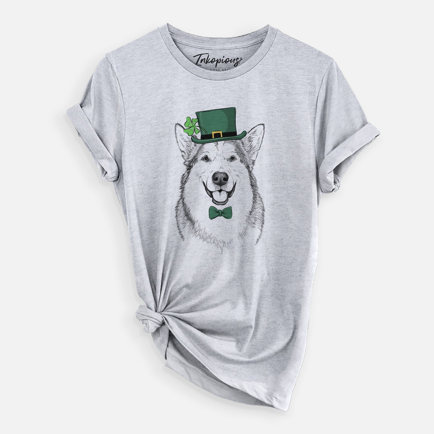 St. Patrick's Vader the Alaskan Malamute - Unisex Crewneck