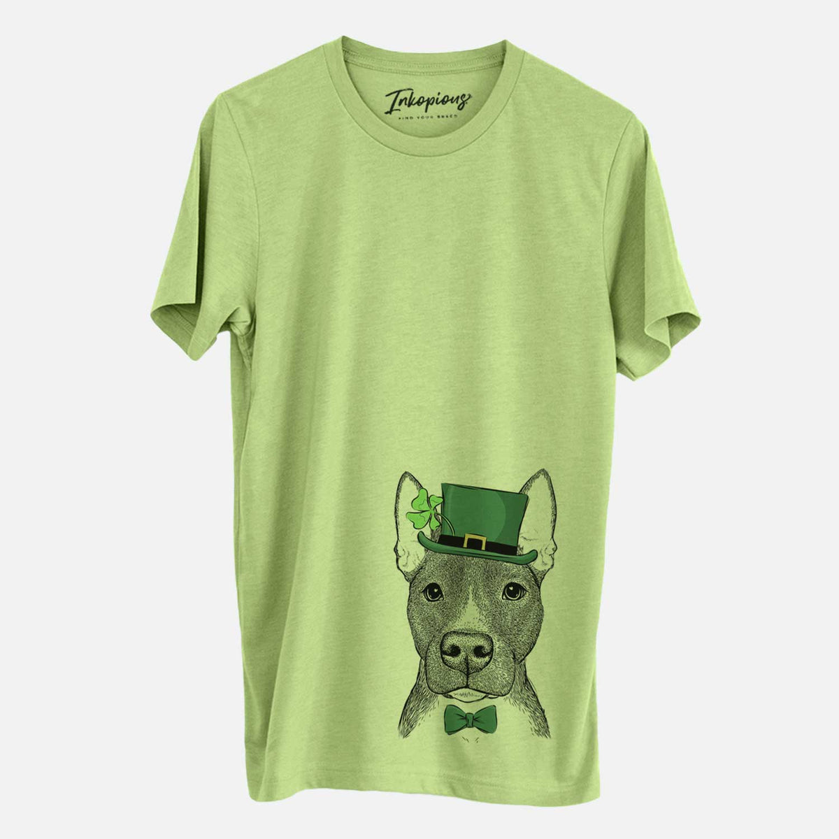 St. Patrick's Violet the Pitbull - Unisex Crewneck