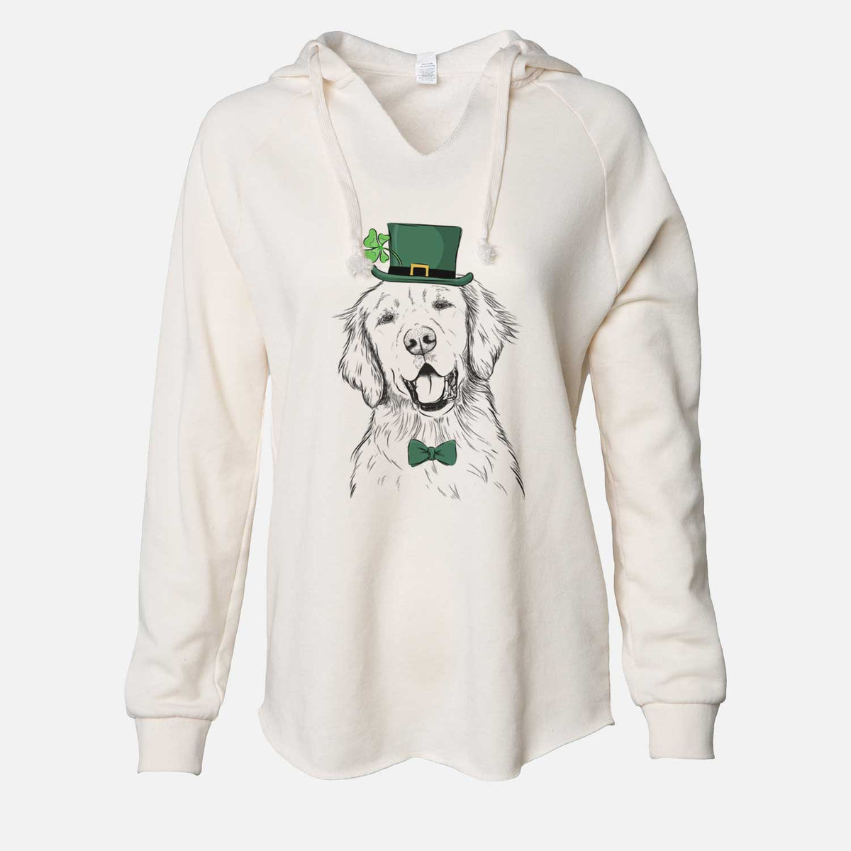 St. Patrick's Wallace the Golden Retriever - Cali Wave Hooded Sweatshirt