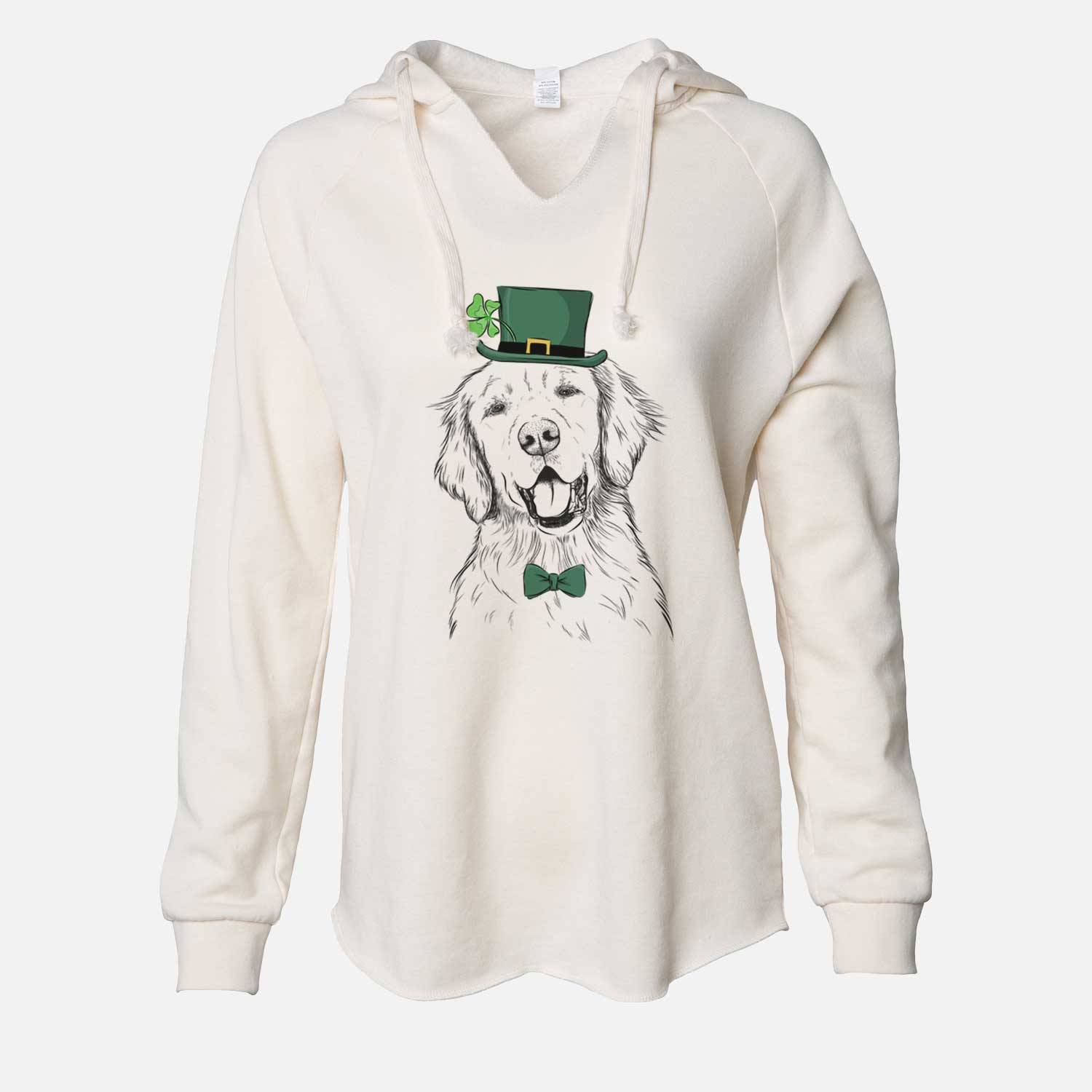 St. Patrick's Wallace the Golden Retriever - Cali Wave Hooded Sweatshirt