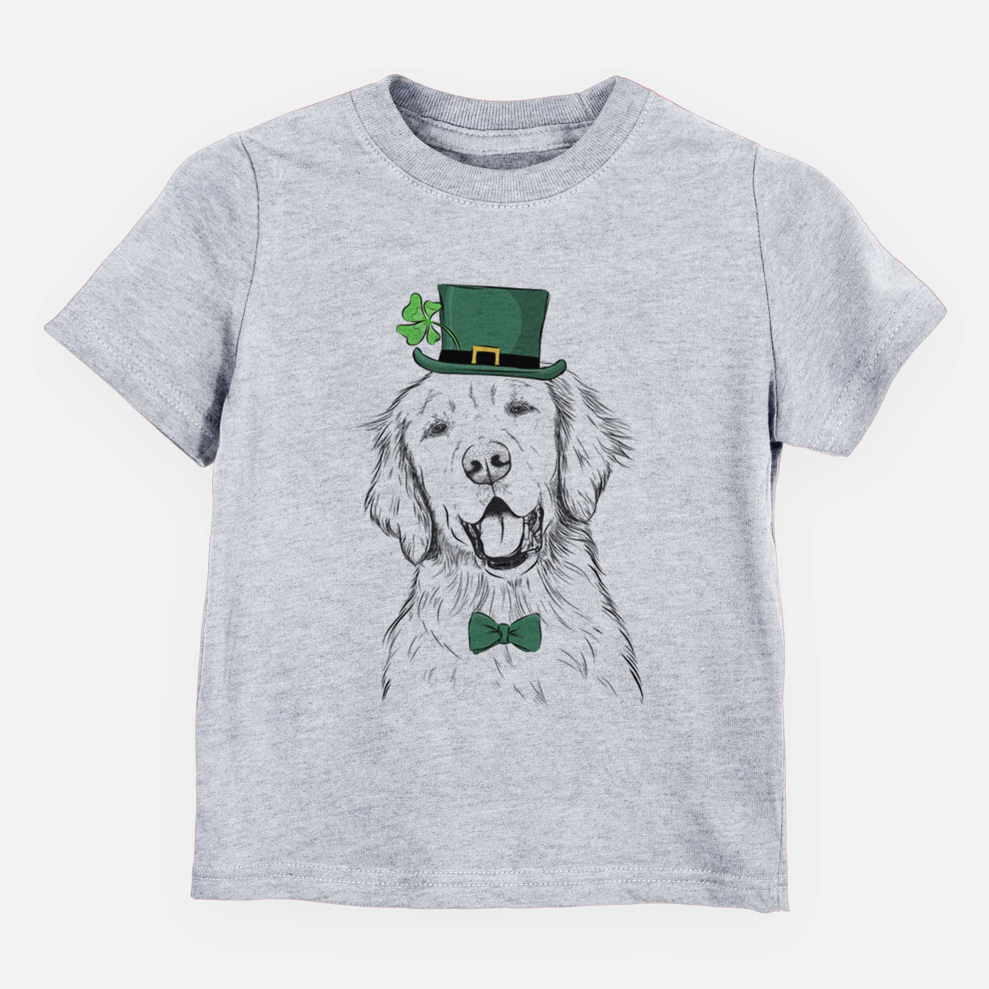 St. Patricks Wallace the Golden Retriever - Kids/Youth/Toddler Shirt