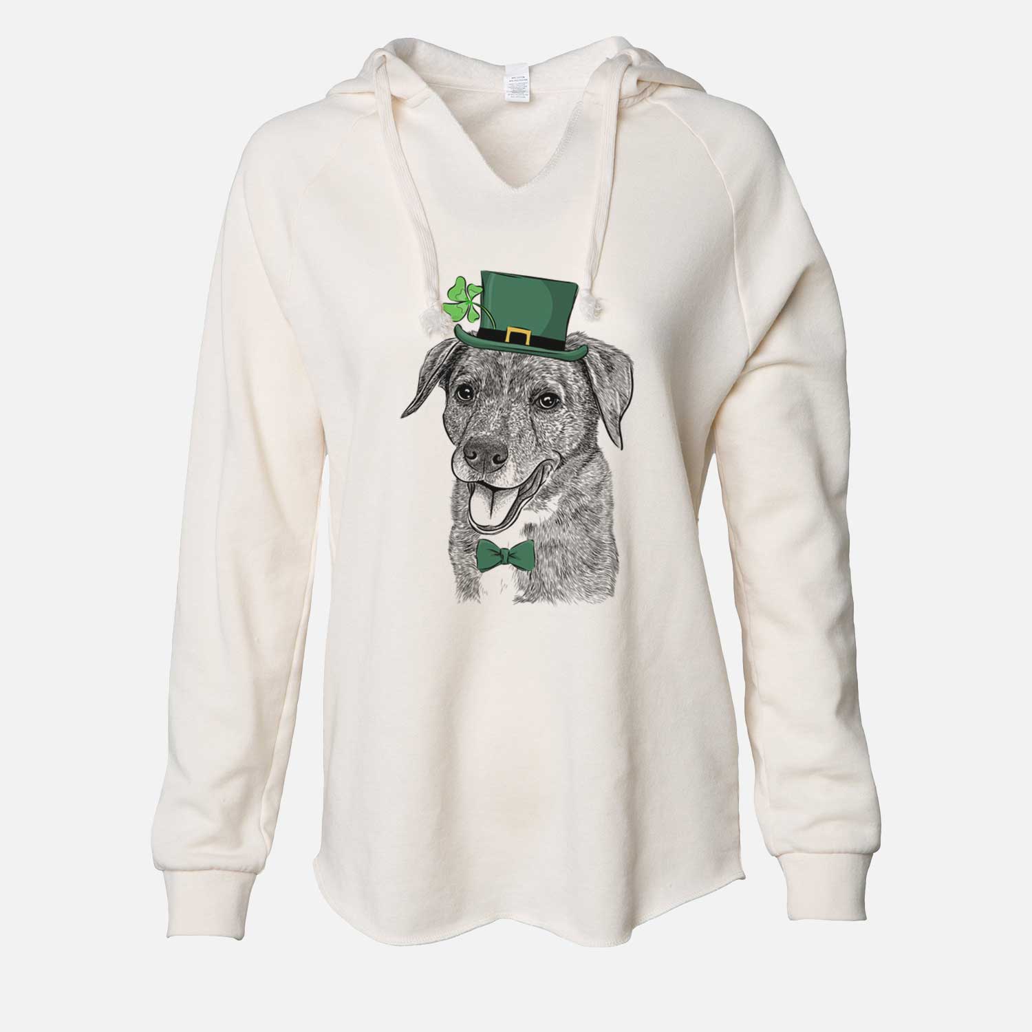 St. Patrick's Wally the Mixed Breed - Cali Wave Hooded Sweatshirt