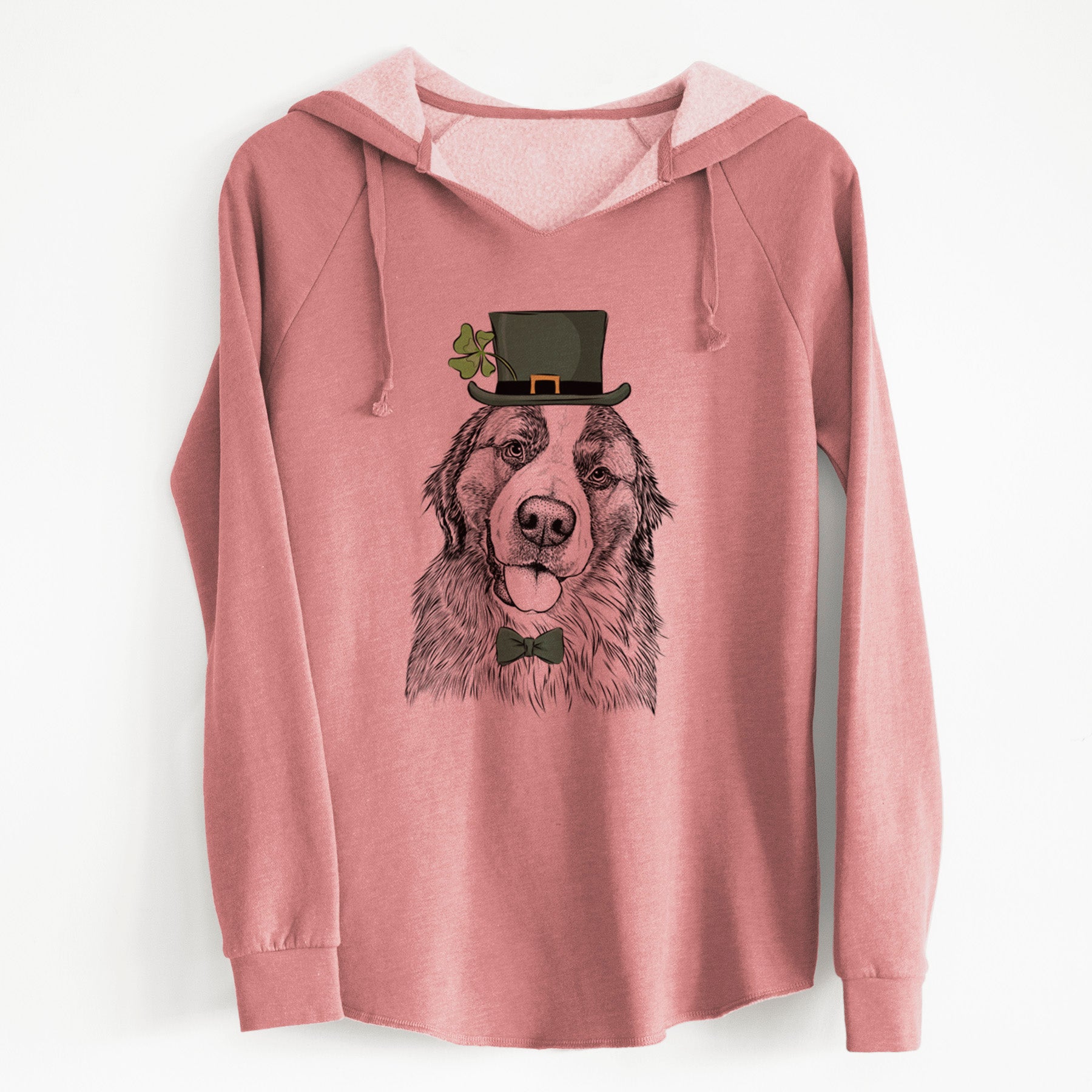 St. Patrick's Walter the Bernese Mountain Dog Mix - Cali Wave Hooded Sweatshirt