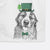 Walter the Bernese Mountain Dog Mix Decorative Hand Towel