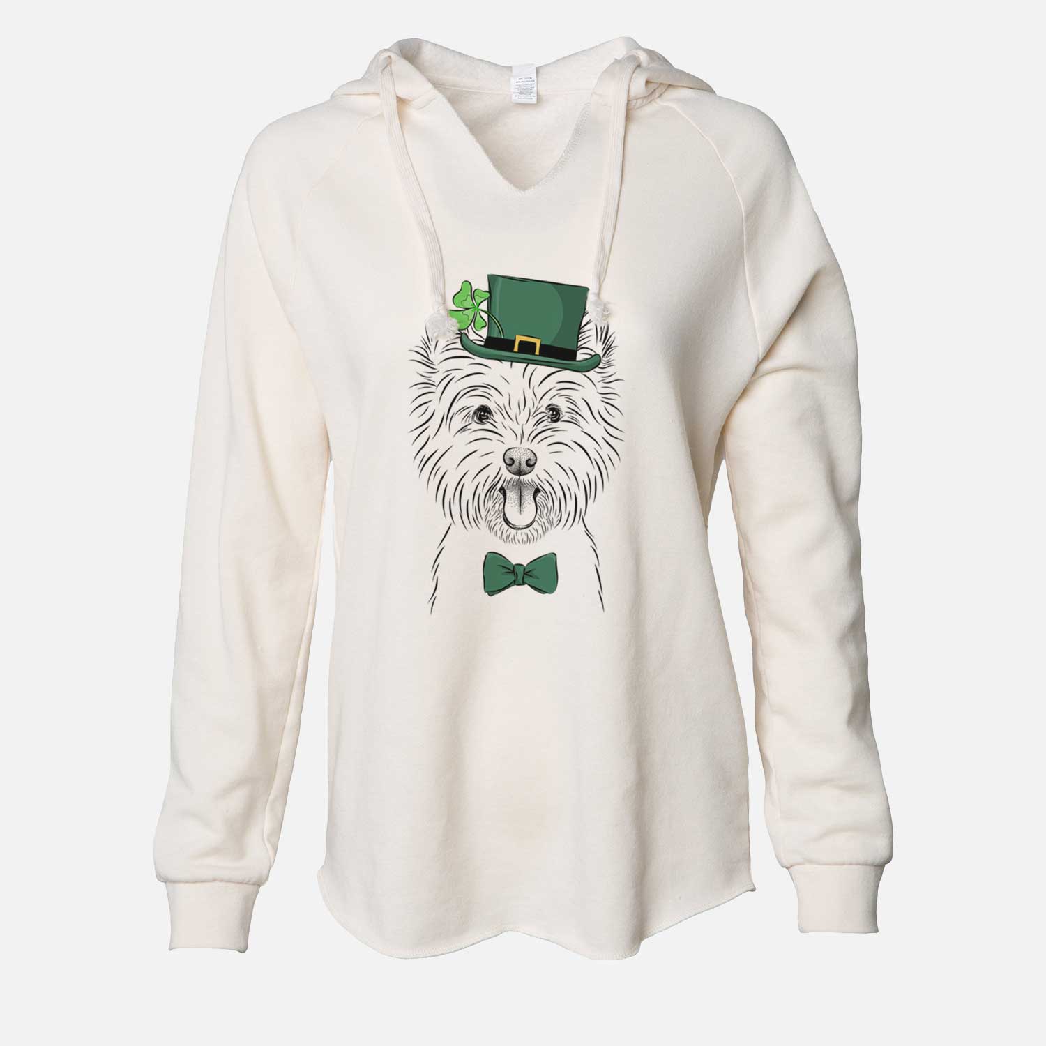 St. Patrick's Welma the West Highland Terrier - Cali Wave Hooded Sweatshirt