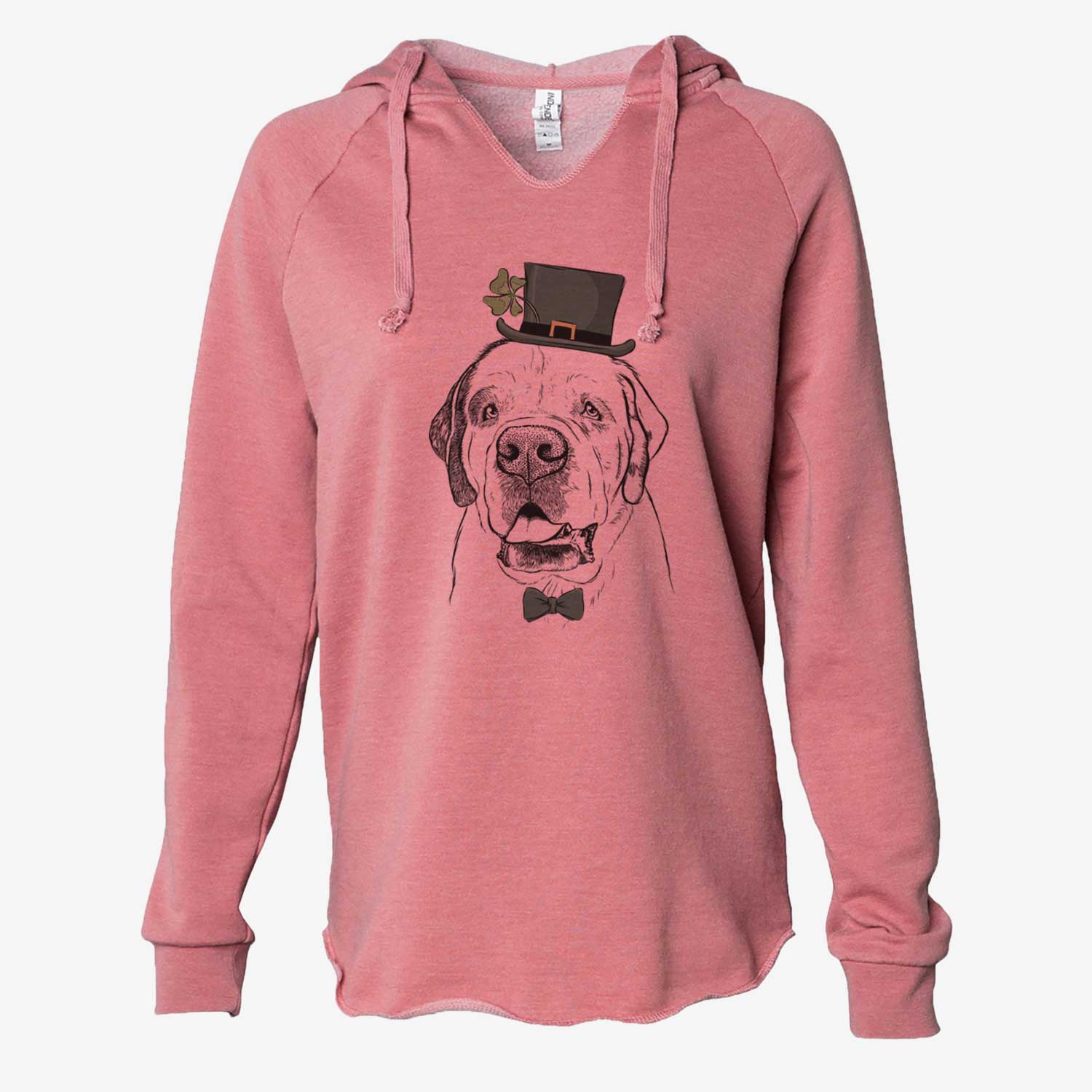 St. Patrick's Wendy the Saint Bernard - Cali Wave Hooded Sweatshirt