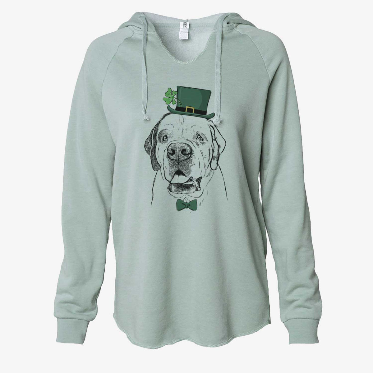 St. Patrick's Wendy the Saint Bernard - Cali Wave Hooded Sweatshirt