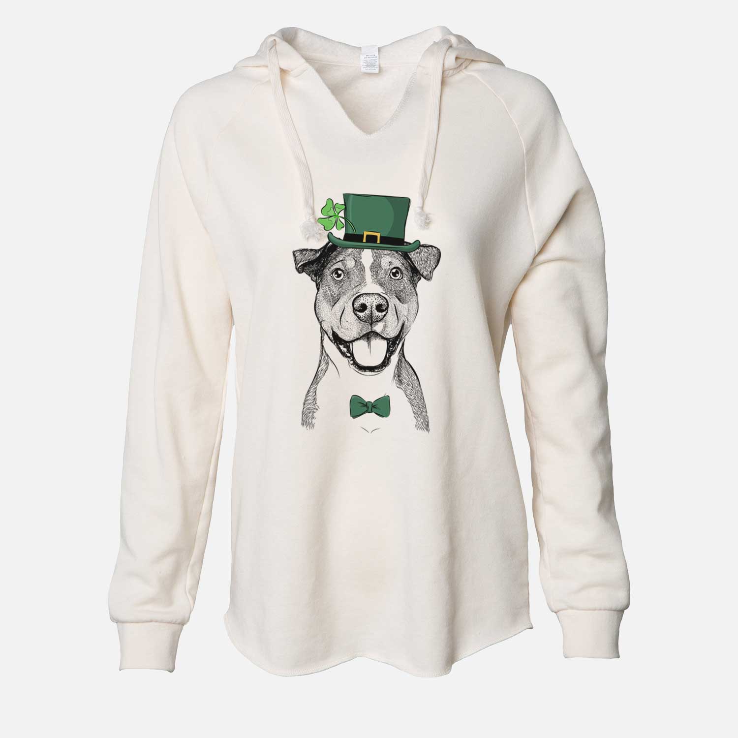 St. Patrick's Wendy the Mixed Breed - Cali Wave Hooded Sweatshirt