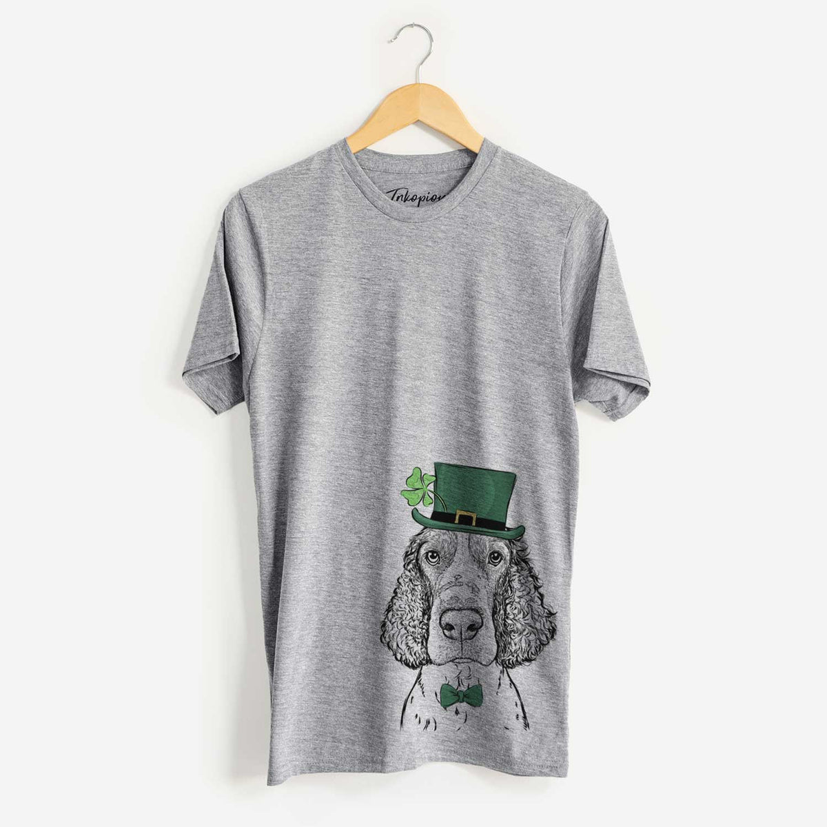St. Patrick's Wilbur the English Springer Spaniel - Unisex Crewneck