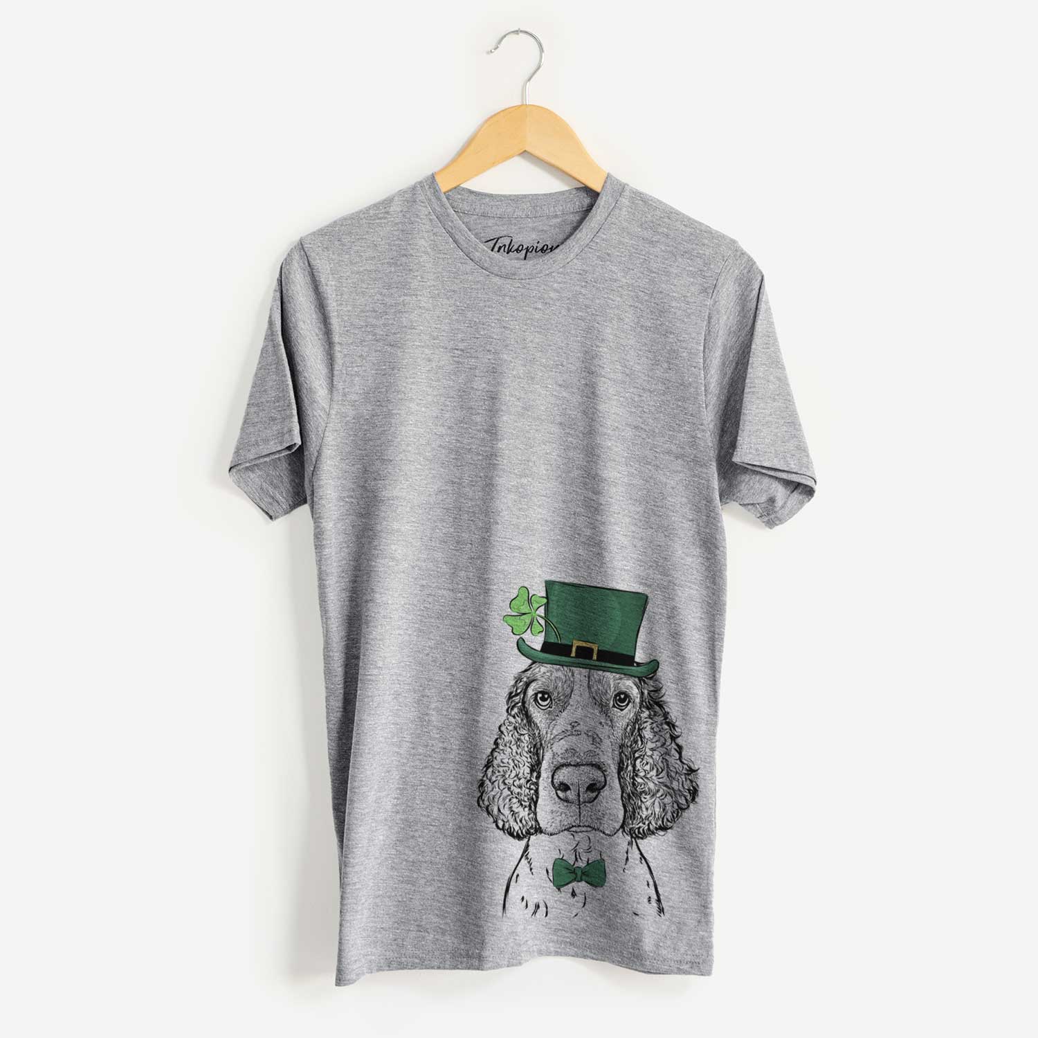 St. Patrick's Wilbur the English Springer Spaniel - Unisex Crewneck