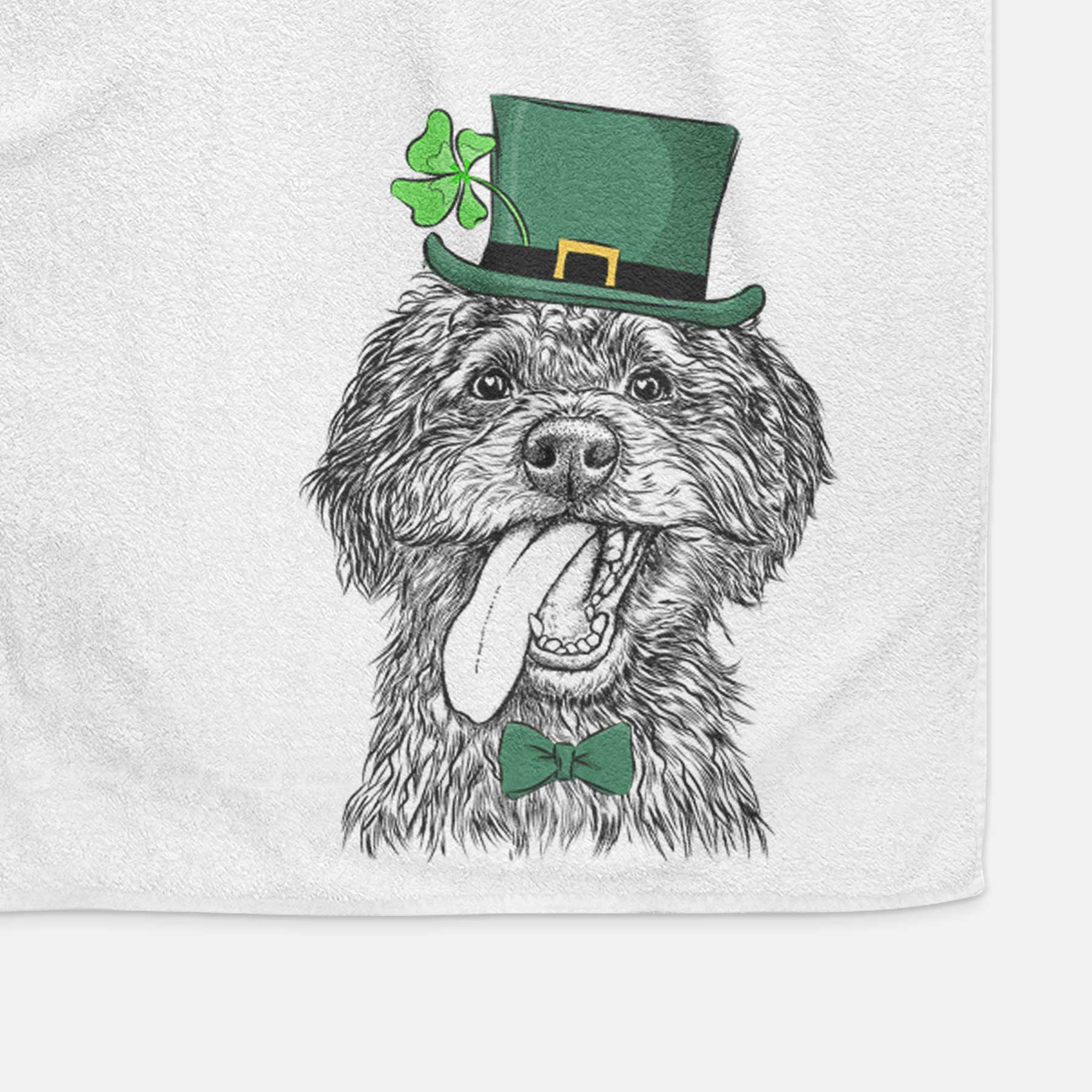 Winnie the Mini Aussiedoodle Decorative Hand Towel