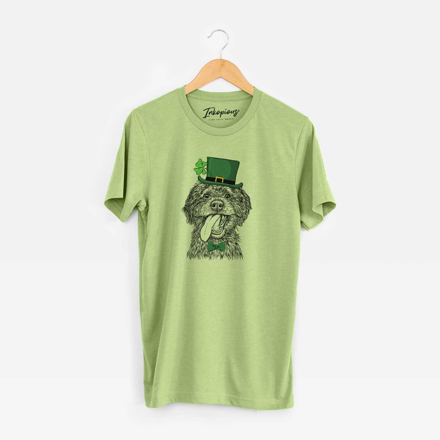 St. Patrick's Winnie the Mini Aussiedoodle - Unisex Crewneck