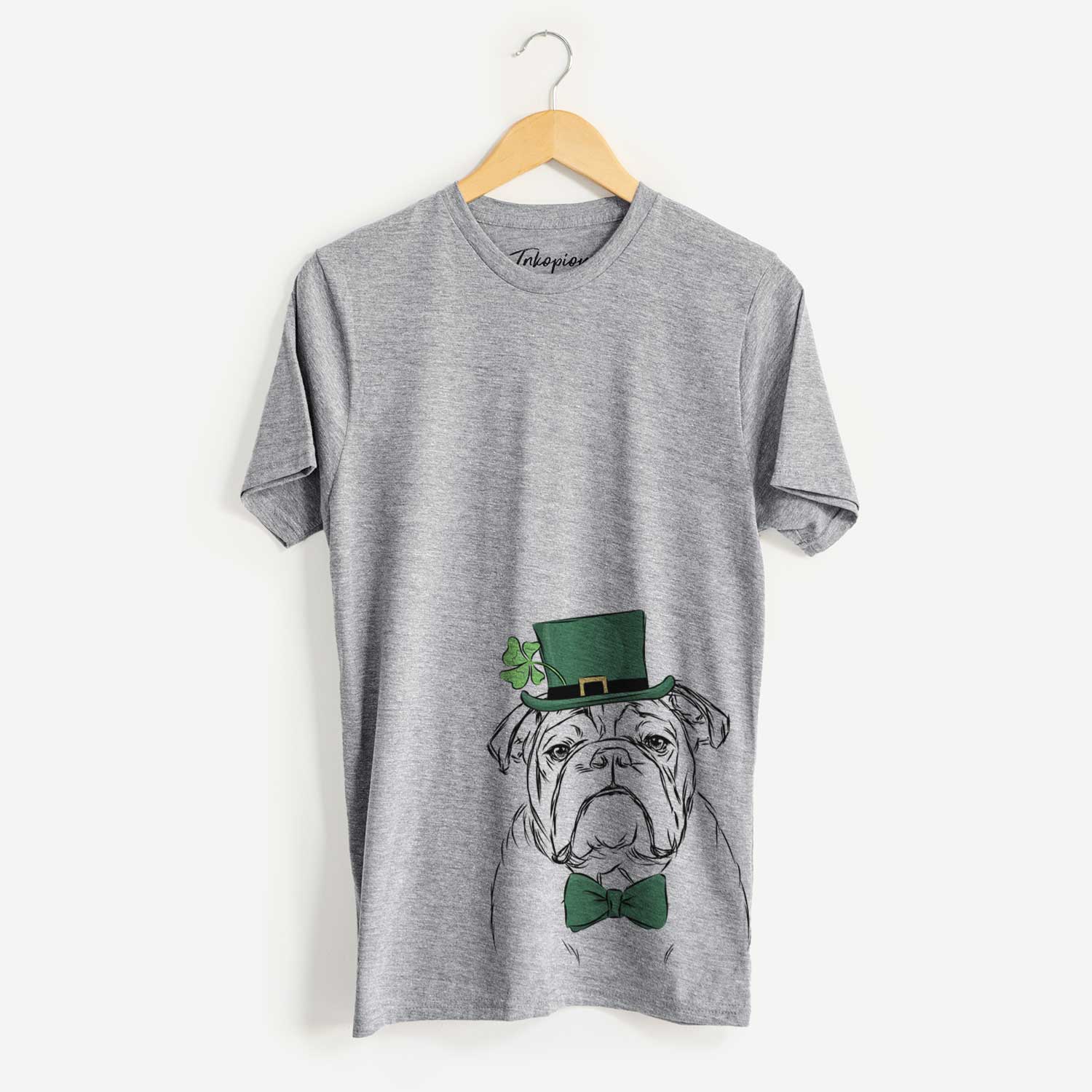 St. Patrick's Winston the English Bulldog - Unisex Crewneck