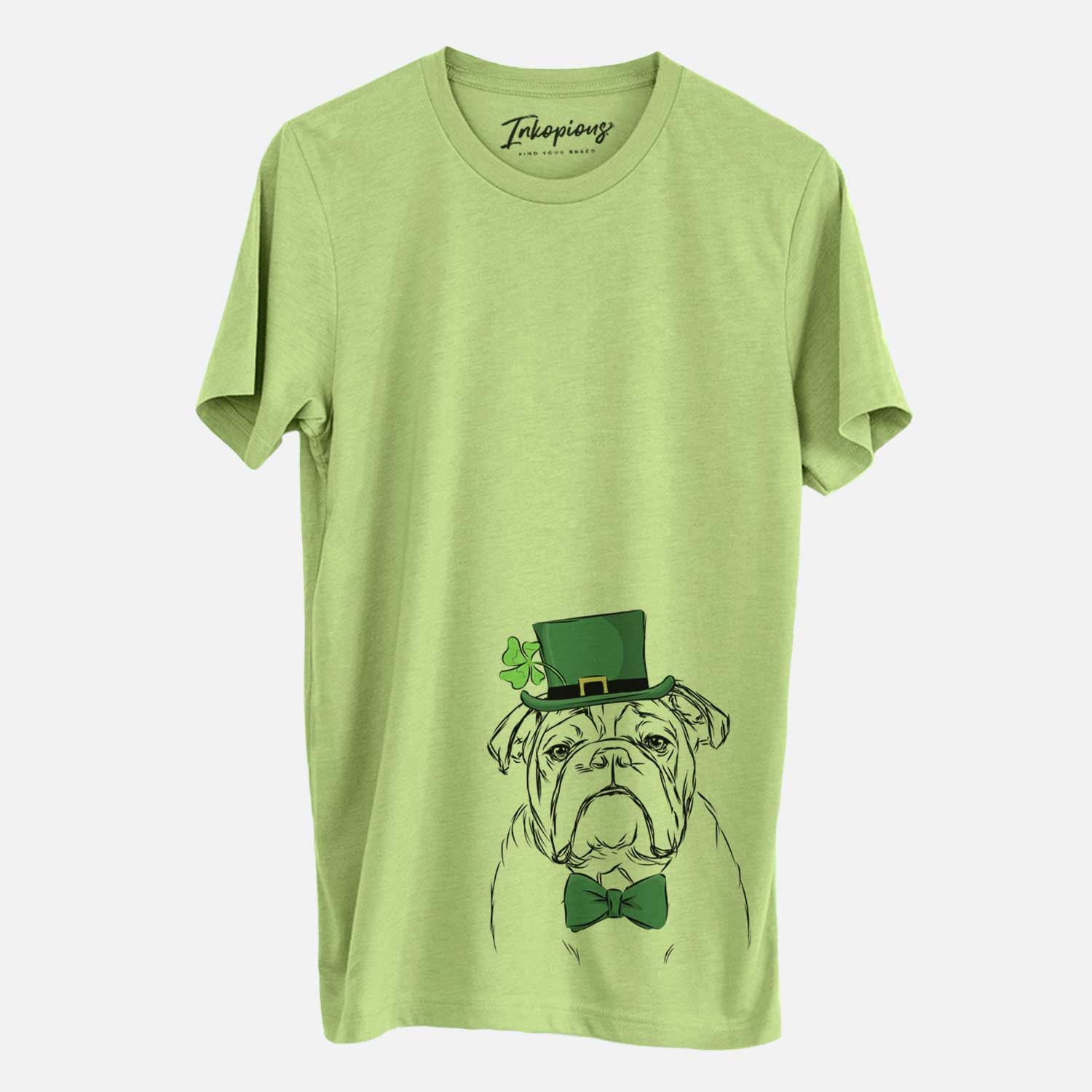 St. Patrick's Winston the English Bulldog - Unisex Crewneck